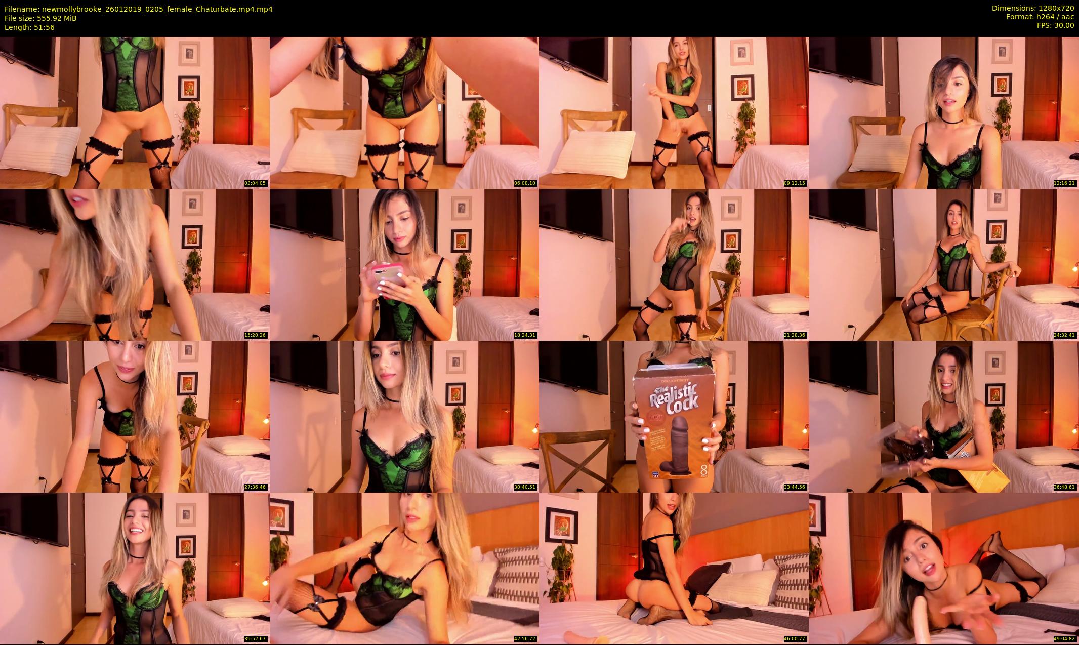 newmollybrooke — 52 minute Chaturbate female cam show recording, 720p, Jan 26, 2019