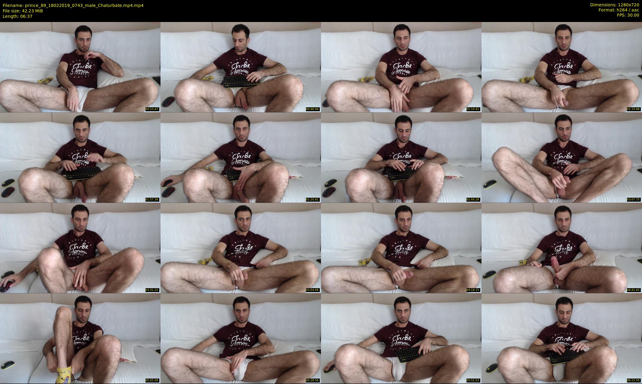 prince_89 — 7 minute Chaturbate male cam show recording, 720p, Feb 18, 2019