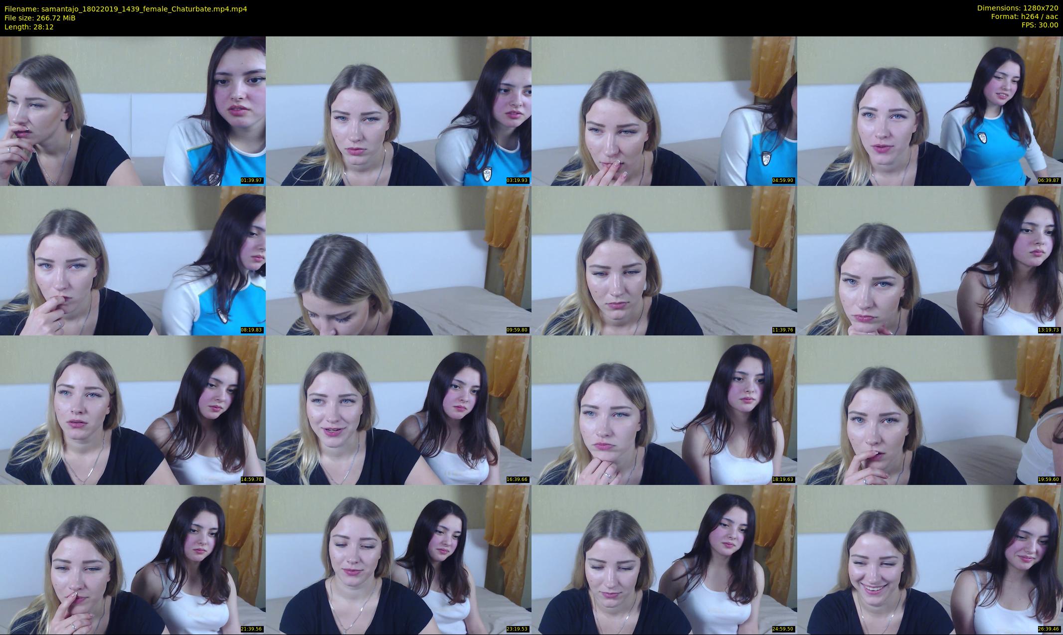 samantajo — 29 minute Chaturbate female cam show recording, 720p, Feb 18, 2019