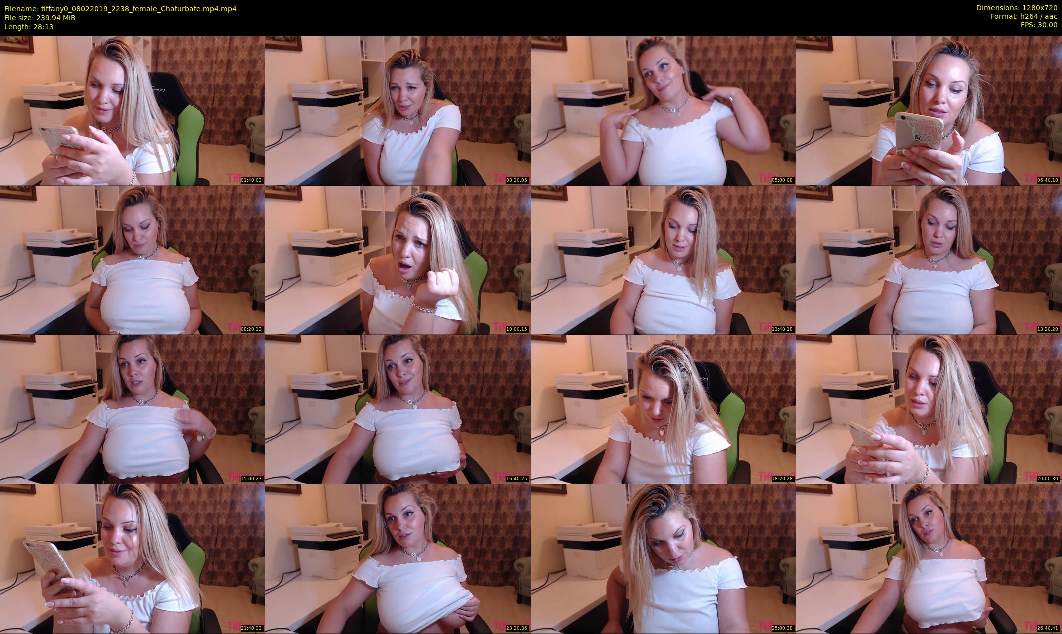 tiffany0 — 29 minute Chaturbate female cam show recording, 720p, Feb 8, 2019
