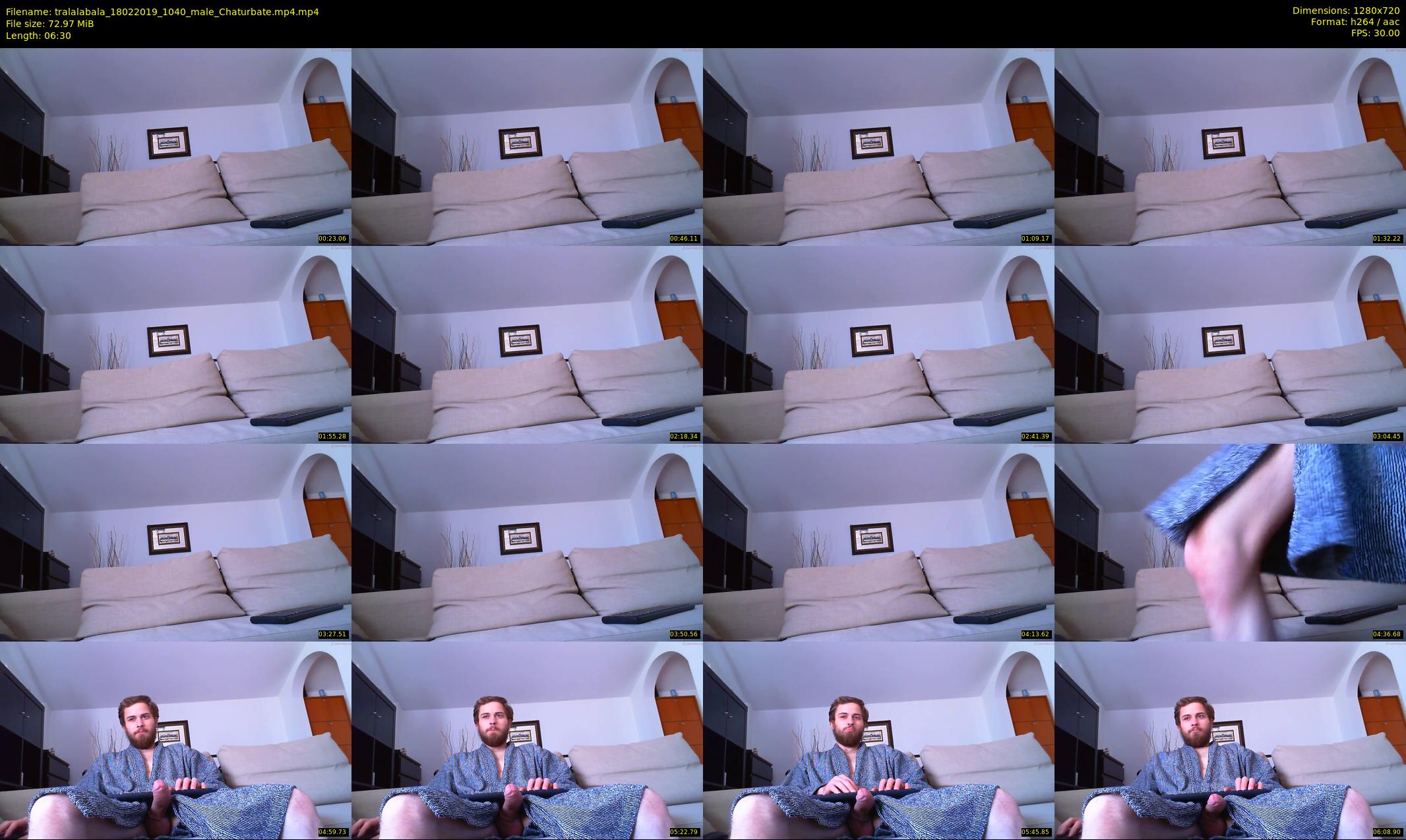 tralalabala — 7 minute Chaturbate male cam show recording, 720p, Feb 18, 2019