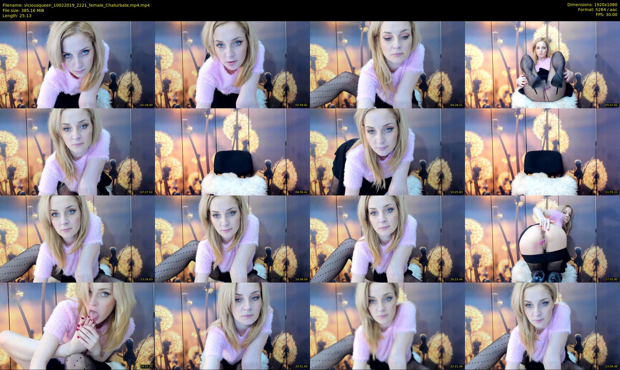 viciousqueen — 26 minute Chaturbate female cam show recording, 1080p, Feb 10, 2019