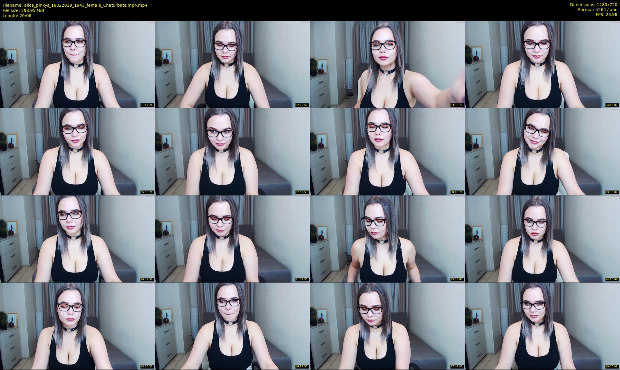alice_pinkys — 21 minute Chaturbate female cam show recording, 720p, Feb 18, 2019
