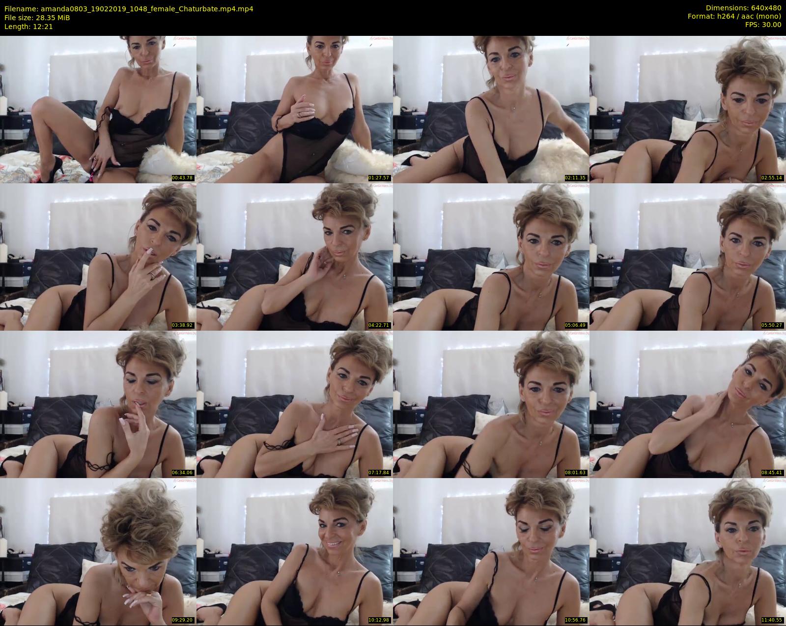 amanda0803 — 13 minute Chaturbate female cam show recording, 480p, Feb 19, 2019