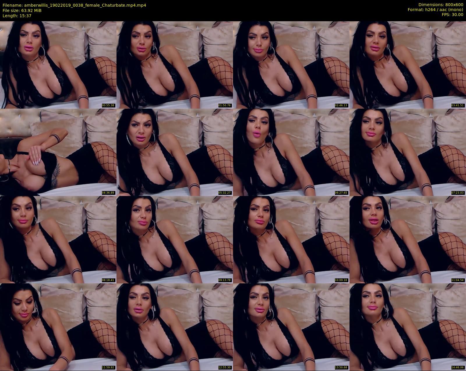 amberwillis — 16 minute Chaturbate female cam show recording, 480p, Feb 19, 2019
