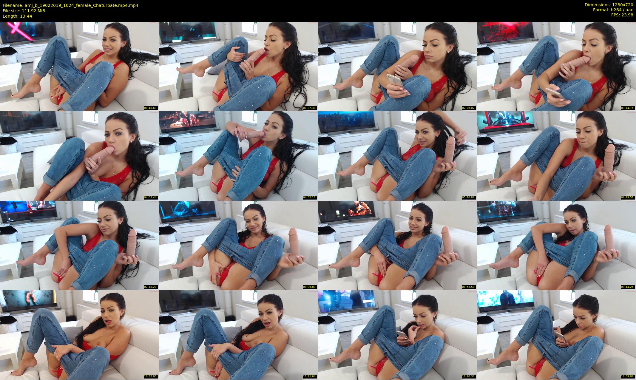 amj_b — 14 minute Chaturbate female cam show recording, 720p, Feb 19, 2019