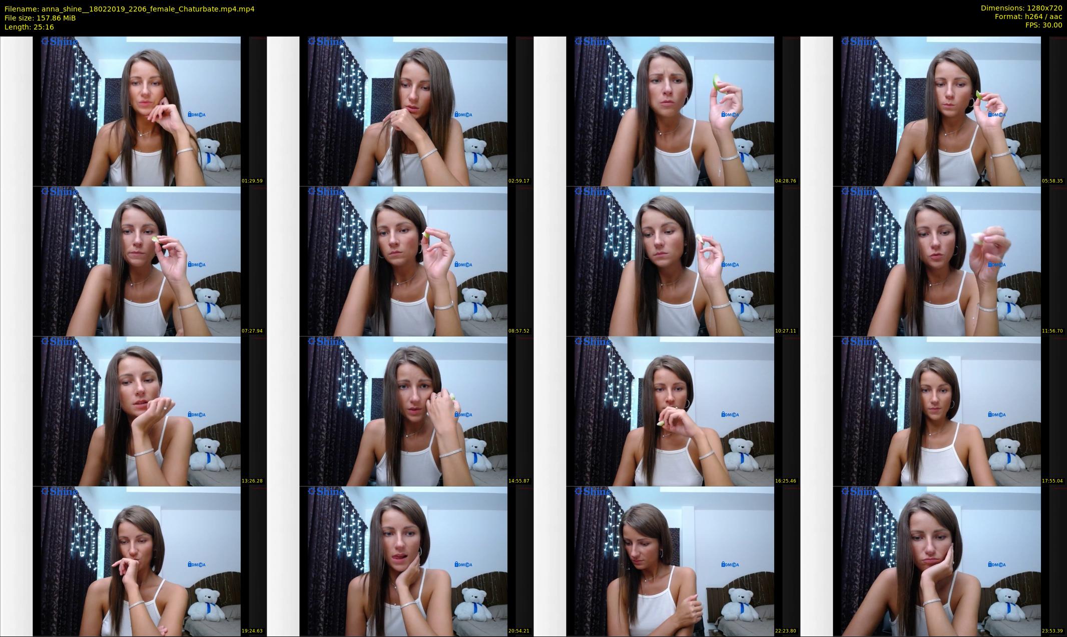 anna_shine_ — 26 minute Chaturbate female cam show recording, 720p, Feb 18, 2019