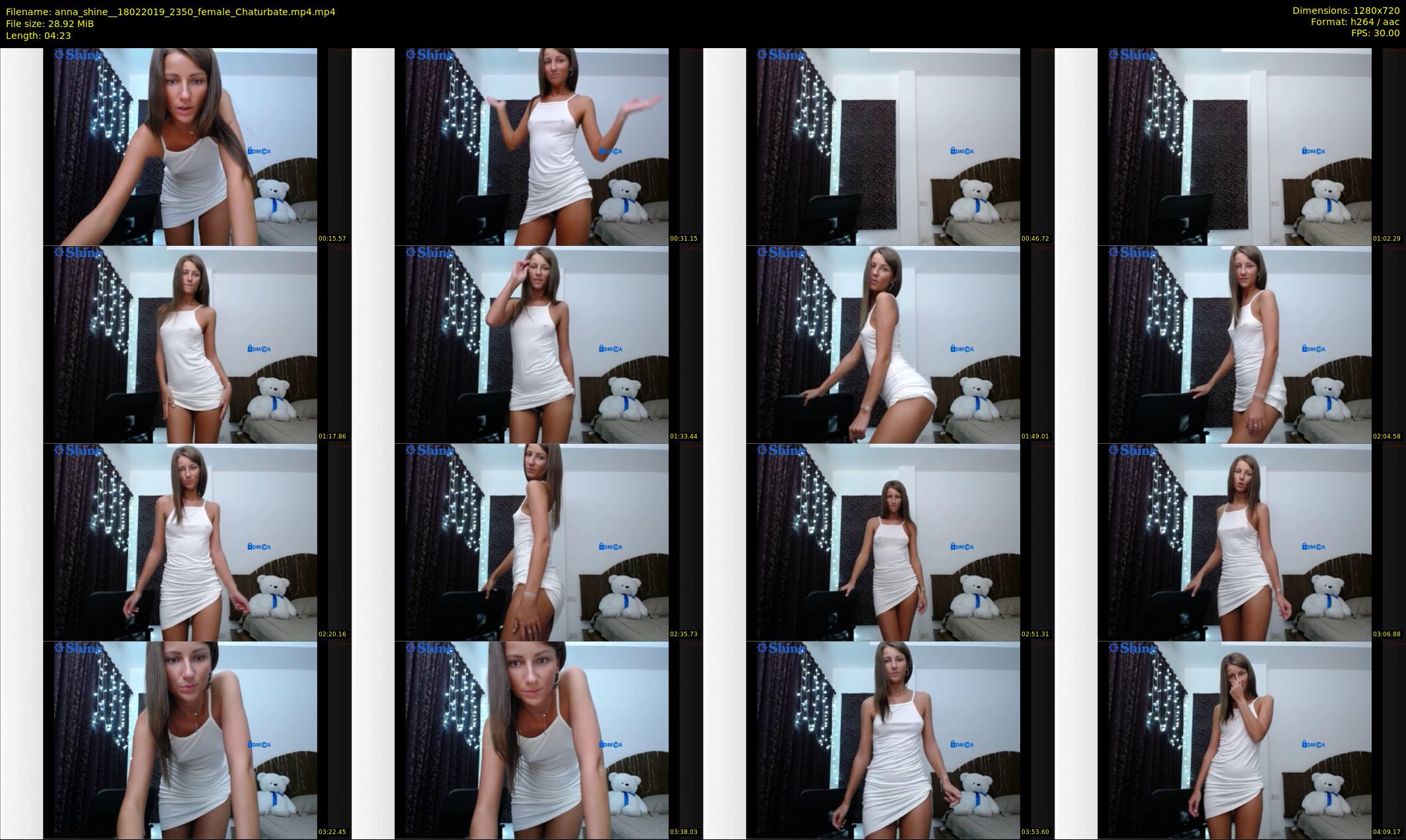 anna_shine_ — 5 minute Chaturbate female cam show recording, 720p, Feb 18, 2019