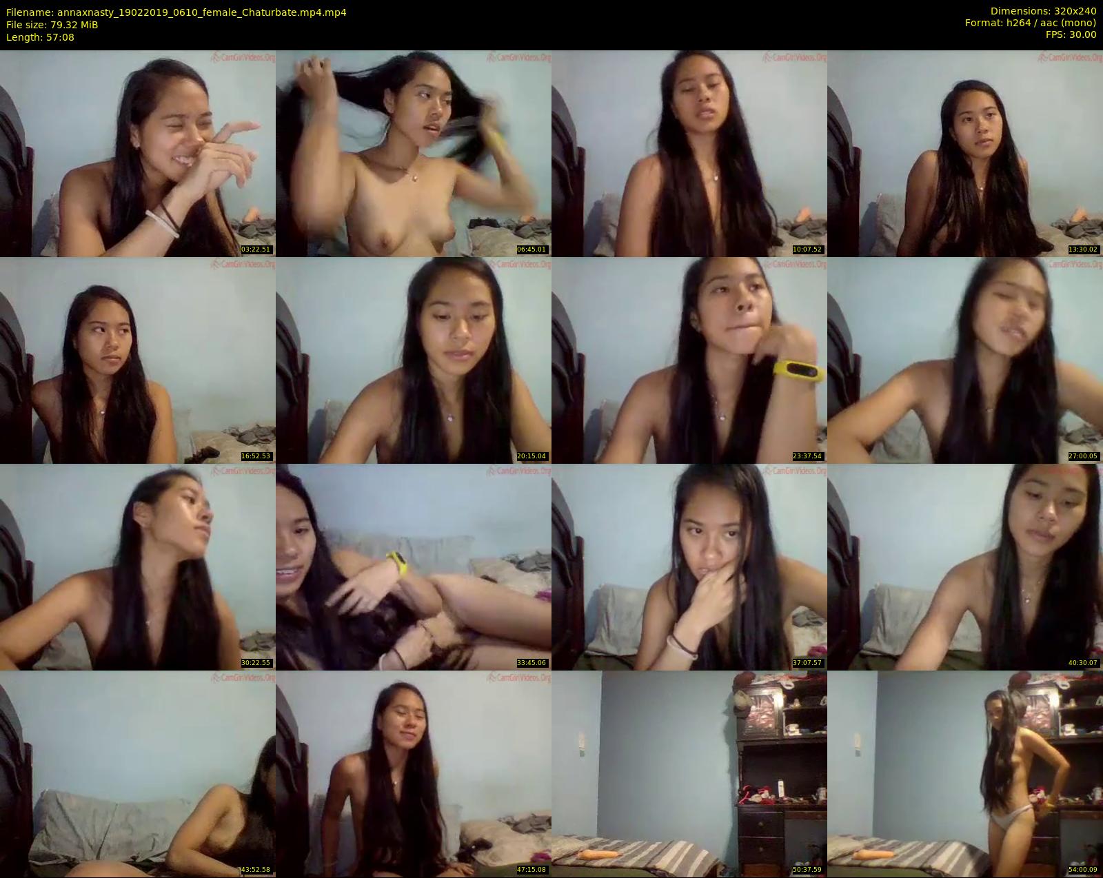 annaxnasty — 58 minute Chaturbate female cam show recording, SD, Feb 19, 2019