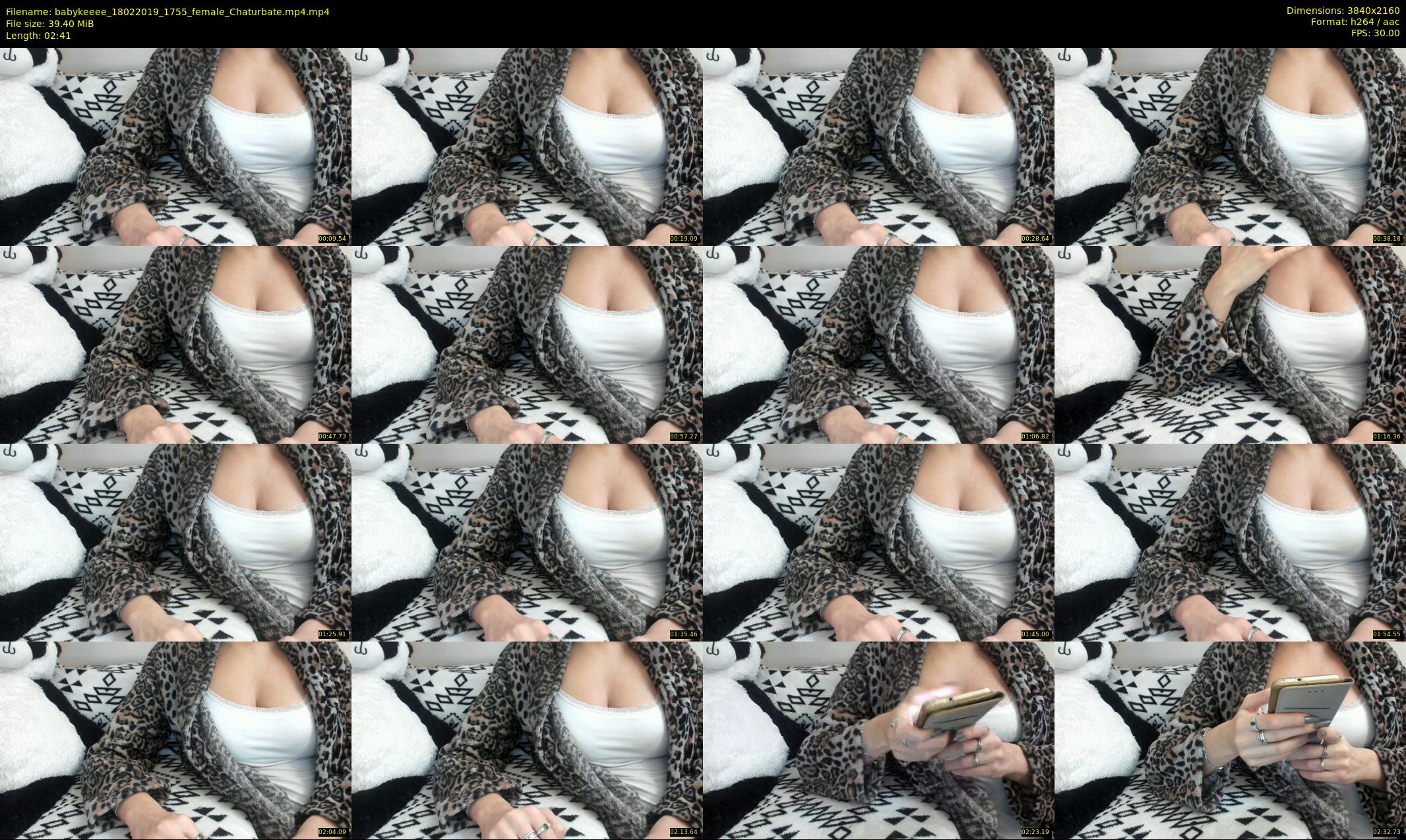 babykeeee — 3 minute Chaturbate female cam show recording, 4K, Feb 18, 2019