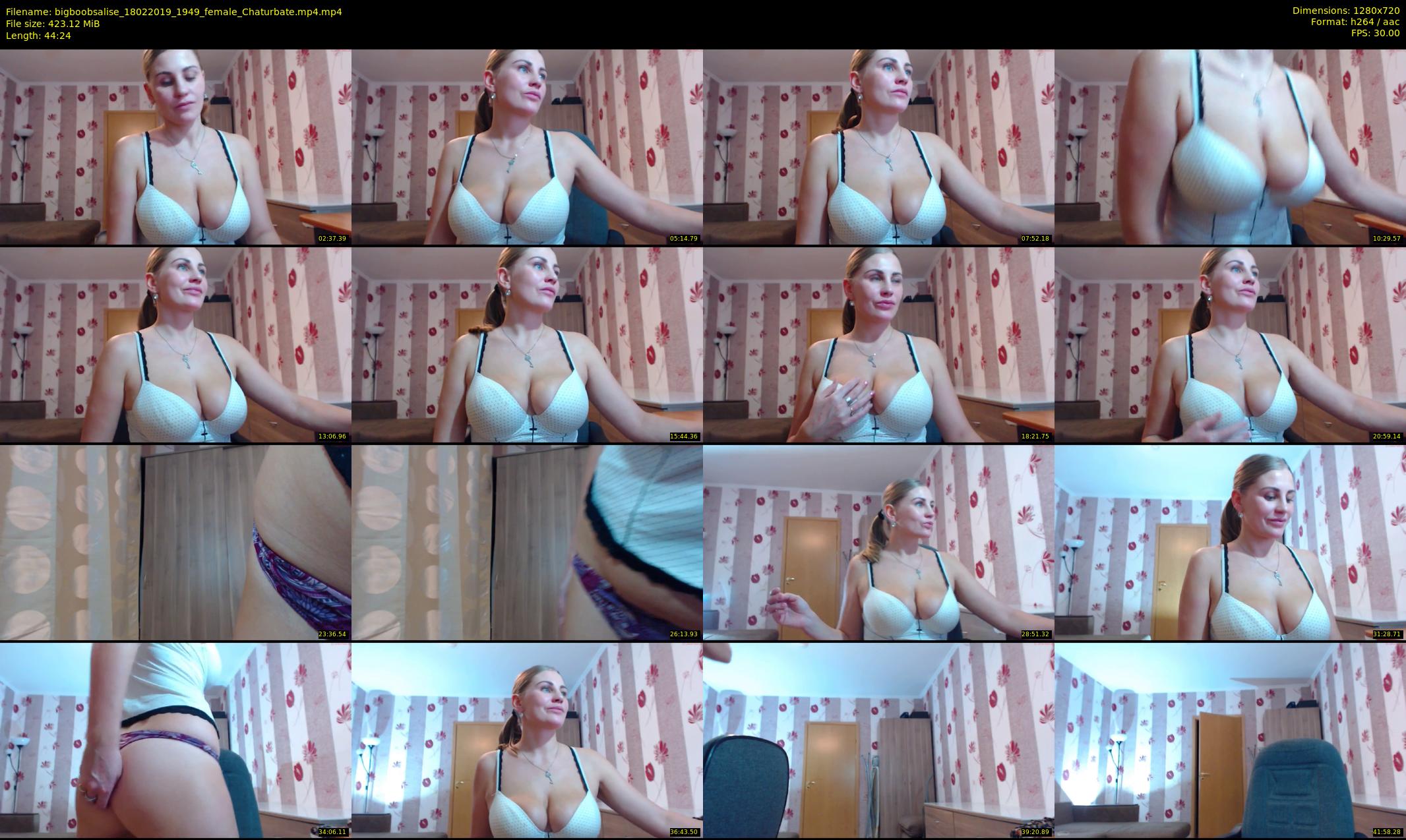 bigboobsalise — 45 minute Chaturbate female cam show recording, 720p, Feb 18, 2019