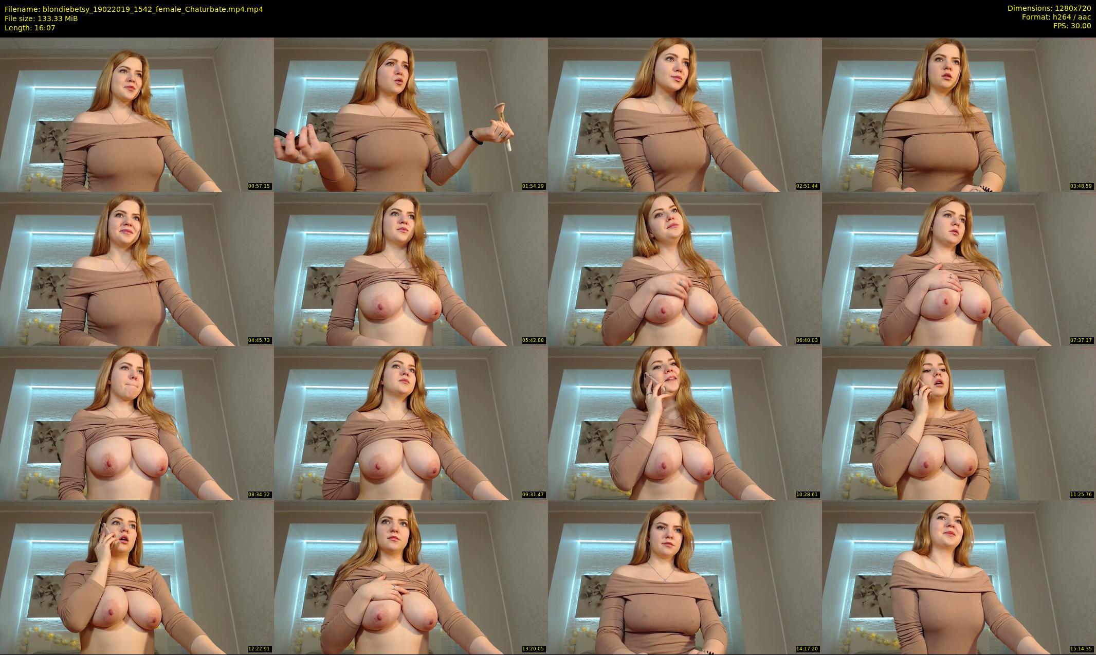 blondiebetsy — 17 minute Chaturbate female cam show recording, 720p, Feb 19, 2019