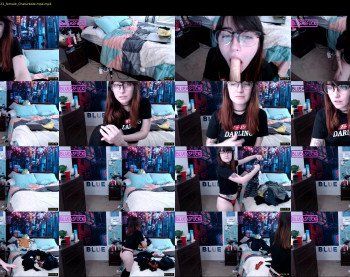 blueasfuck — 56 minute Chaturbate female cam show recording, 1080p, Feb 19, 2019