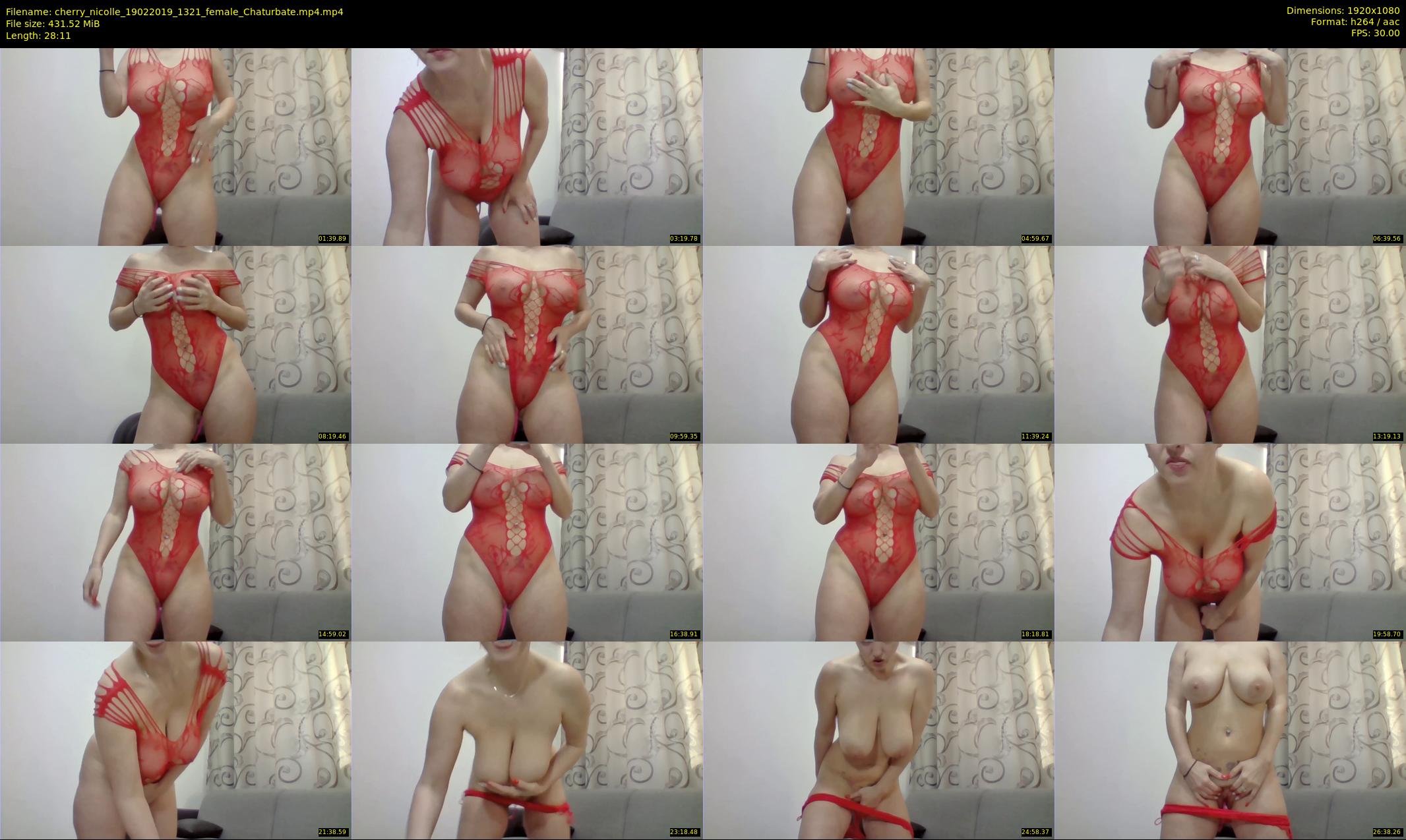cherry_nicolle — 29 minute Chaturbate female cam show recording, 1080p, Feb 19, 2019