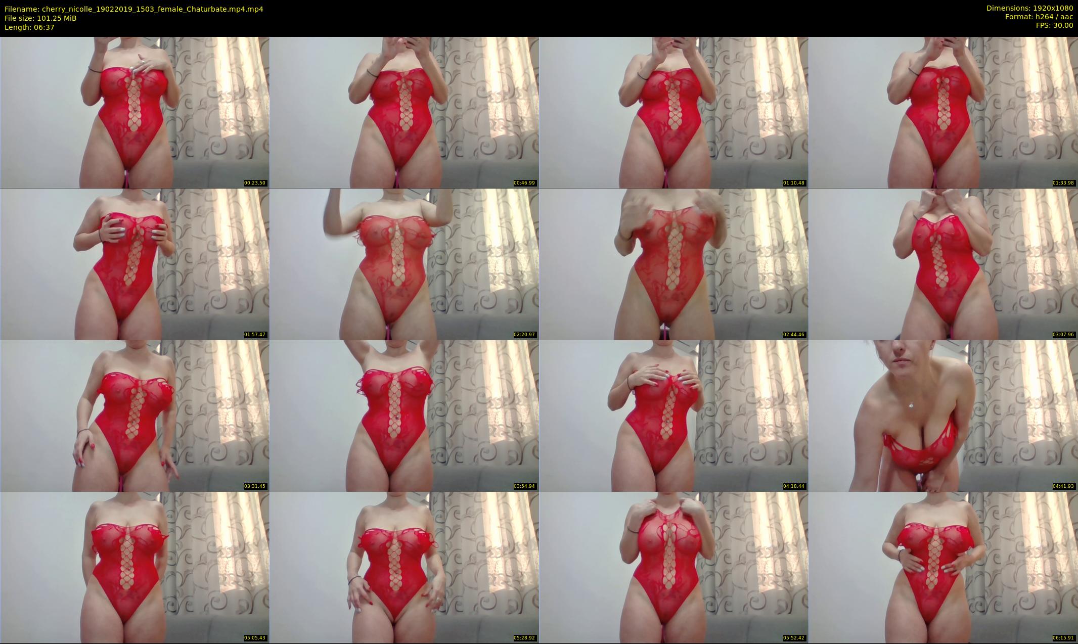 cherry_nicolle — 7 minute Chaturbate female cam show recording, 1080p, Feb 19, 2019