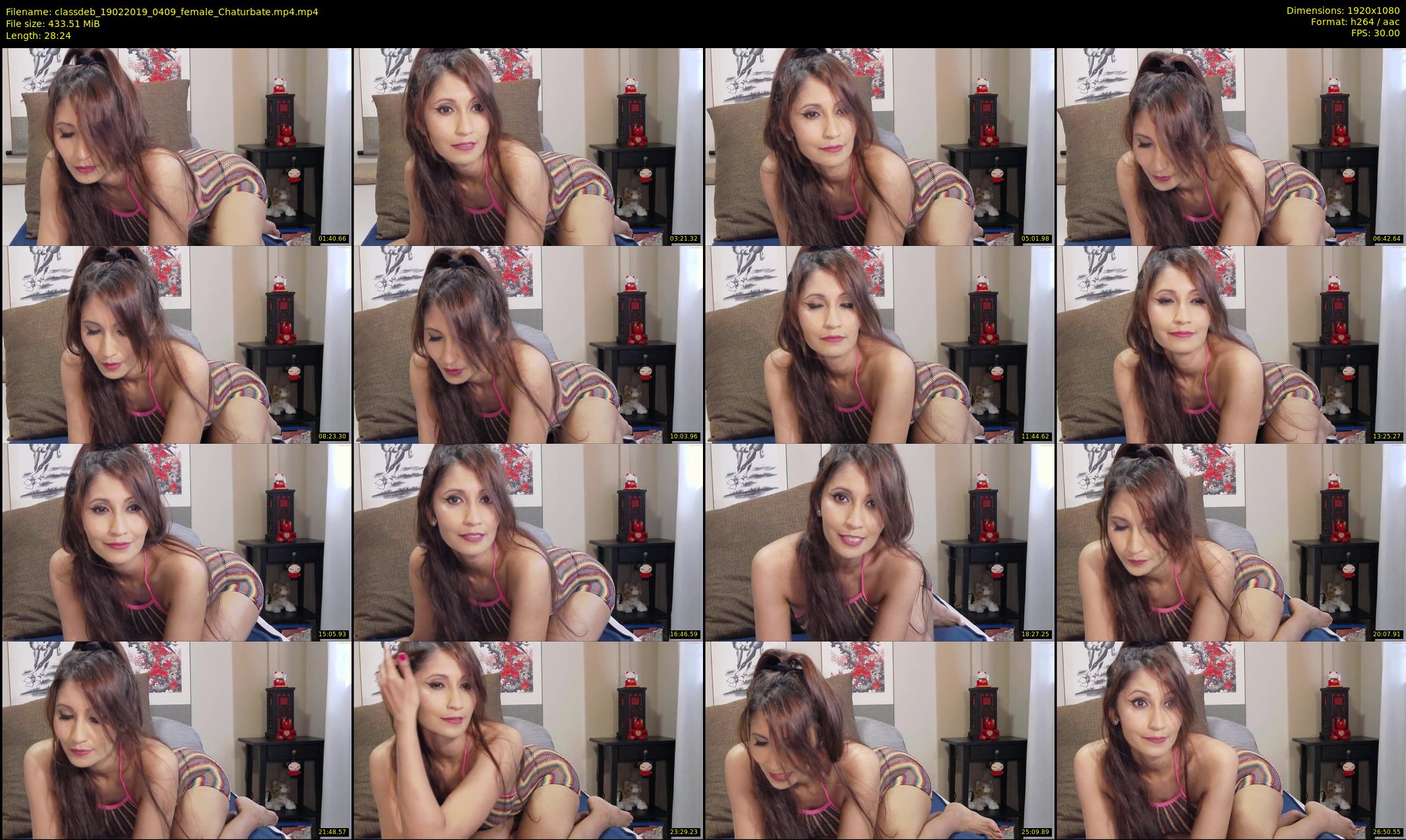classdeb — 29 minute Chaturbate female cam show recording, 1080p, Feb 19, 2019