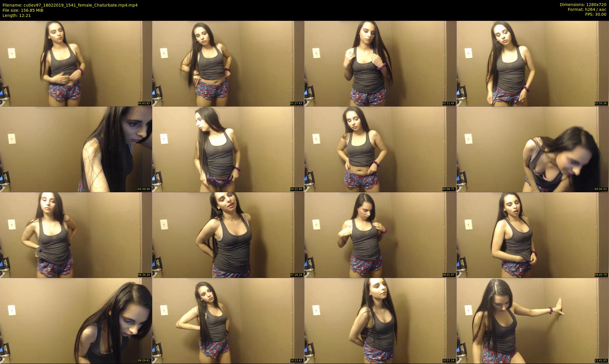 cutiev97 — 13 minute Chaturbate couple cam show recording, 720p, Feb 18, 2019