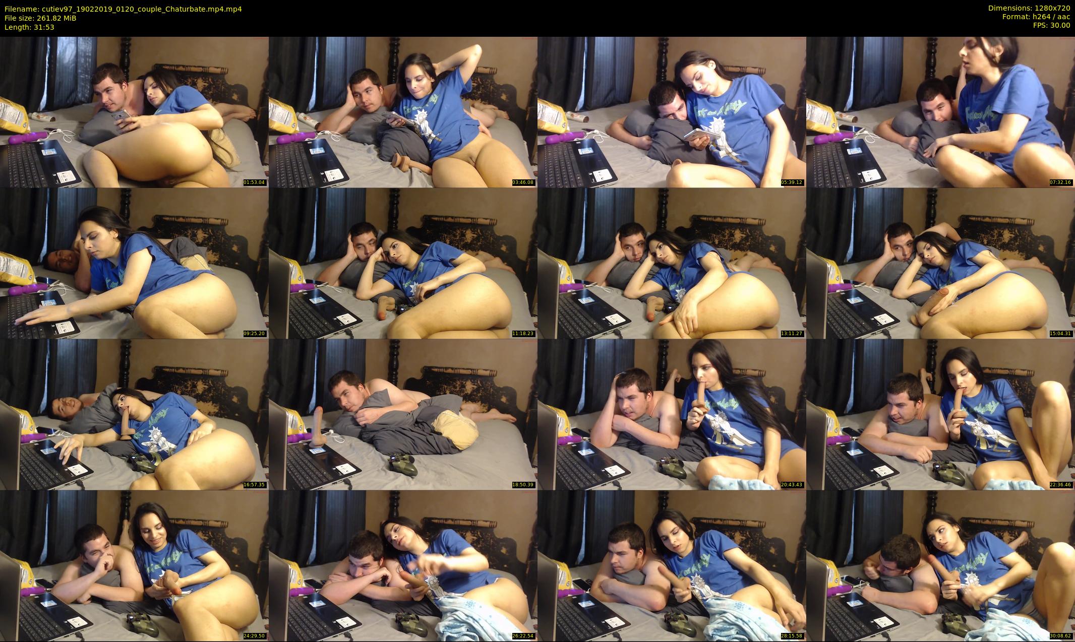 cutiev97 — 32 minute Chaturbate couple cam show recording, 720p, Feb 19, 2019