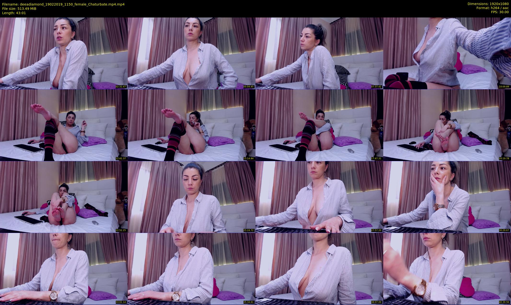 deeadiamond — 44 minute Chaturbate female cam show recording, 1080p, Feb 19, 2019