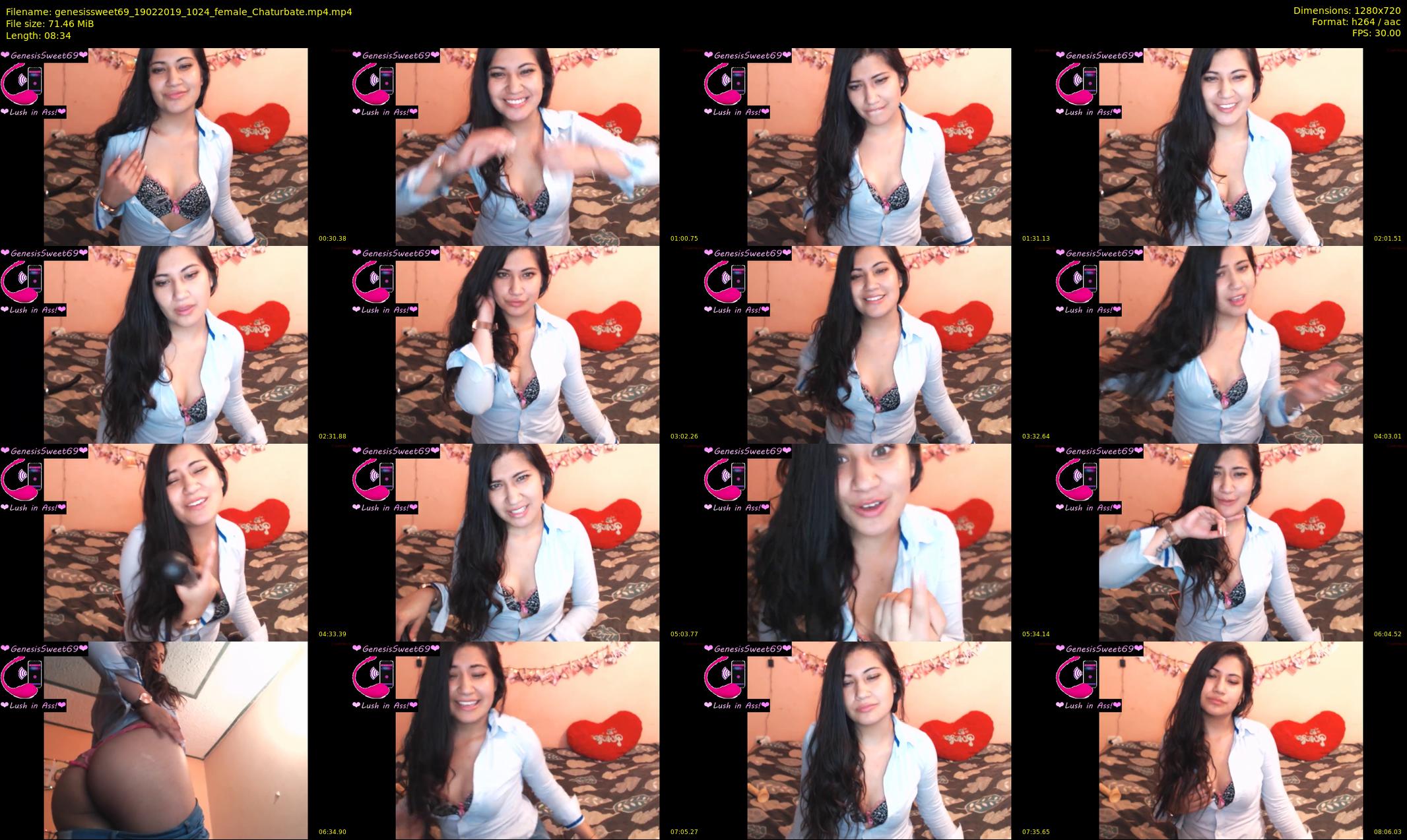 genesissweet69 — 9 minute Chaturbate couple cam show recording, 720p, Feb 19, 2019