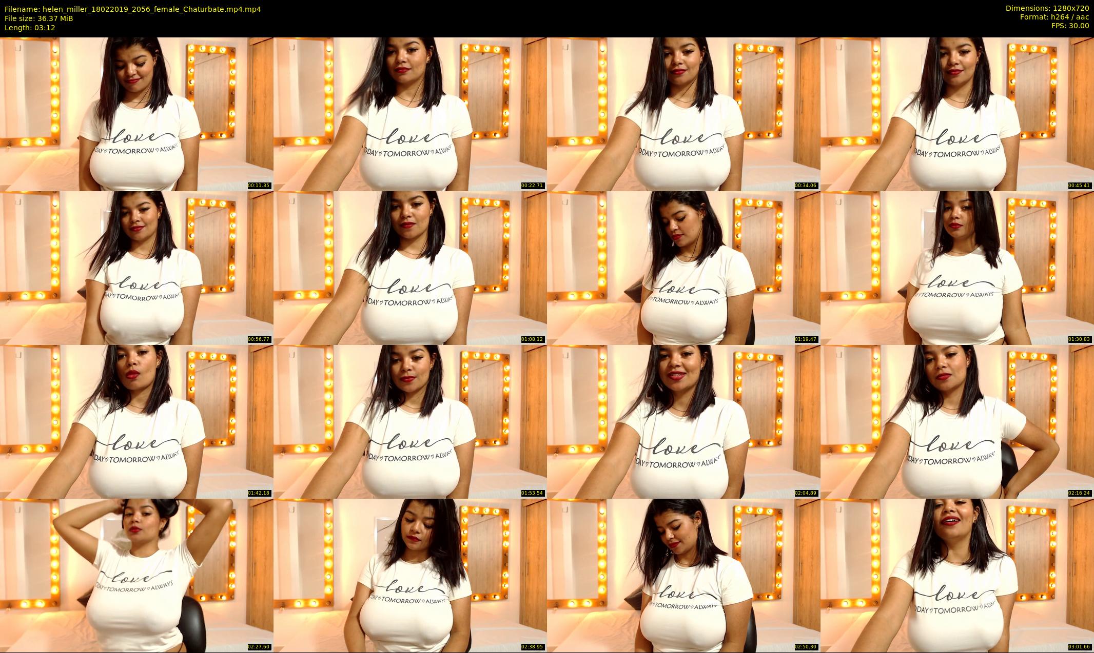helen_miller — 4 minute Chaturbate female cam show recording, 720p, Feb 18, 2019