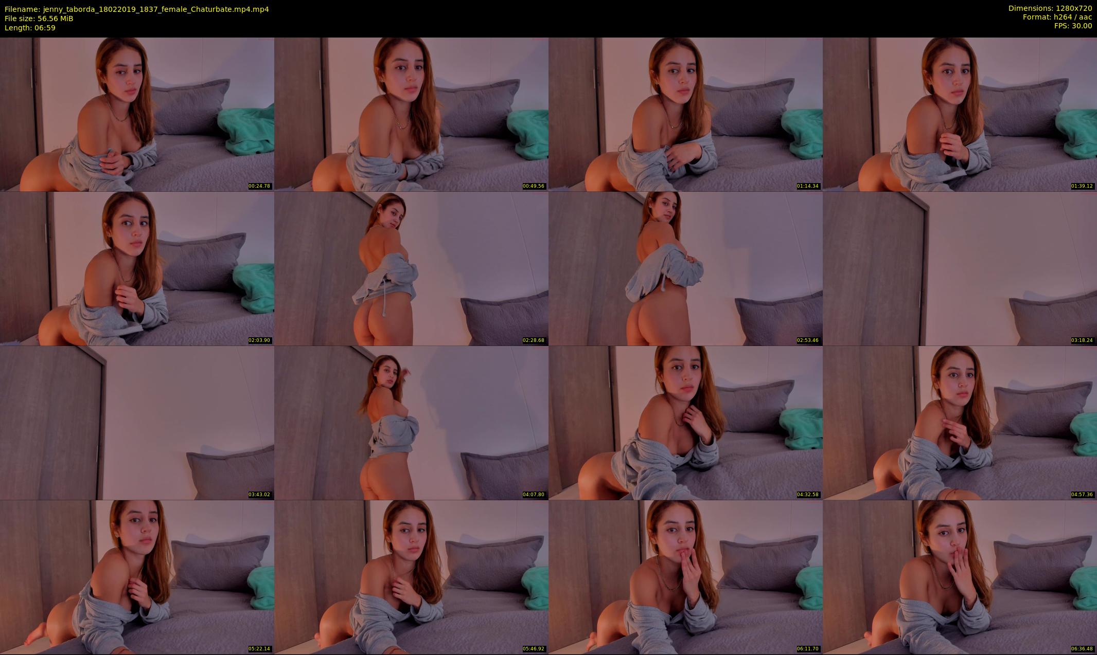 jenny_taborda — 7 minute Chaturbate female cam show recording, 720p, Feb 18, 2019