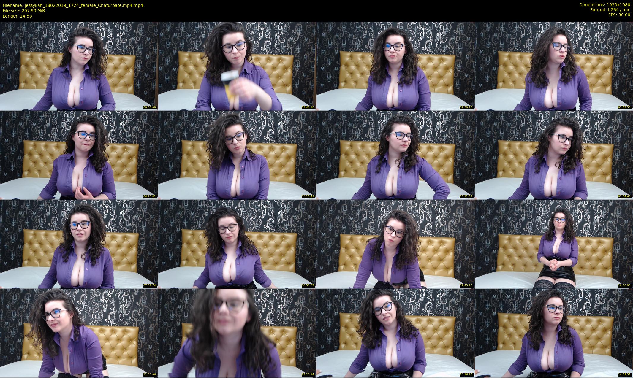 jessykah — 15 minute Chaturbate female cam show recording, 1080p, Feb 18, 2019