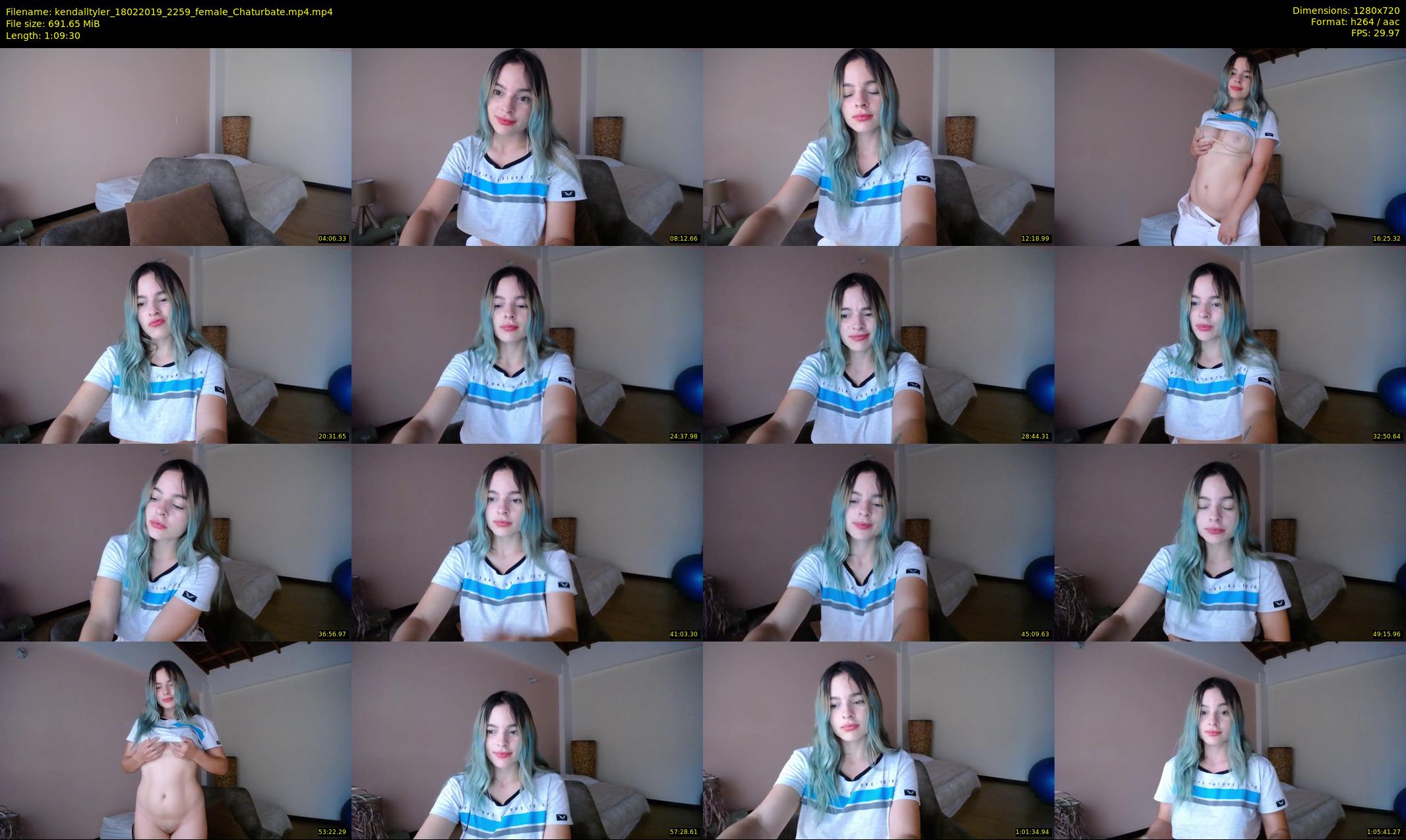 kendalltyler — 70 minute Chaturbate female cam show recording, 720p, Feb 18, 2019