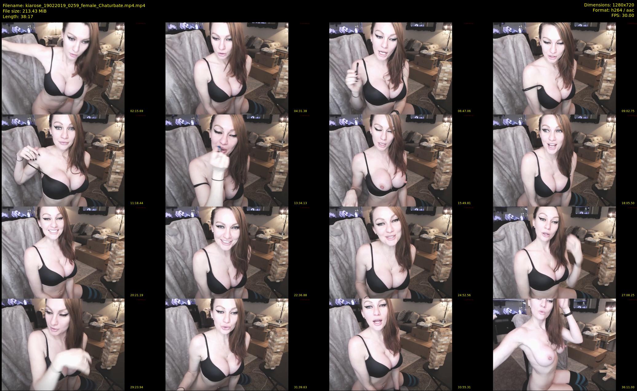 kiarose — 39 minute Chaturbate female cam show recording, 720p, Feb 19, 2019