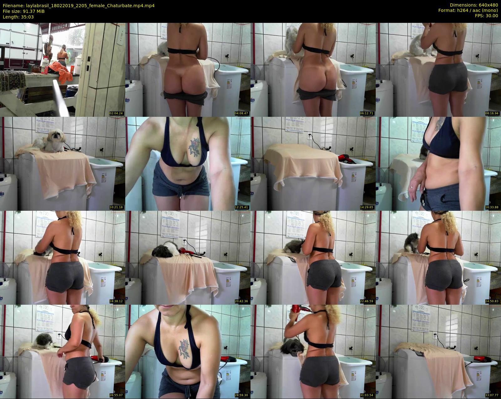 laylabrasil — 36 minute Chaturbate female cam show recording, 480p, Feb 18, 2019