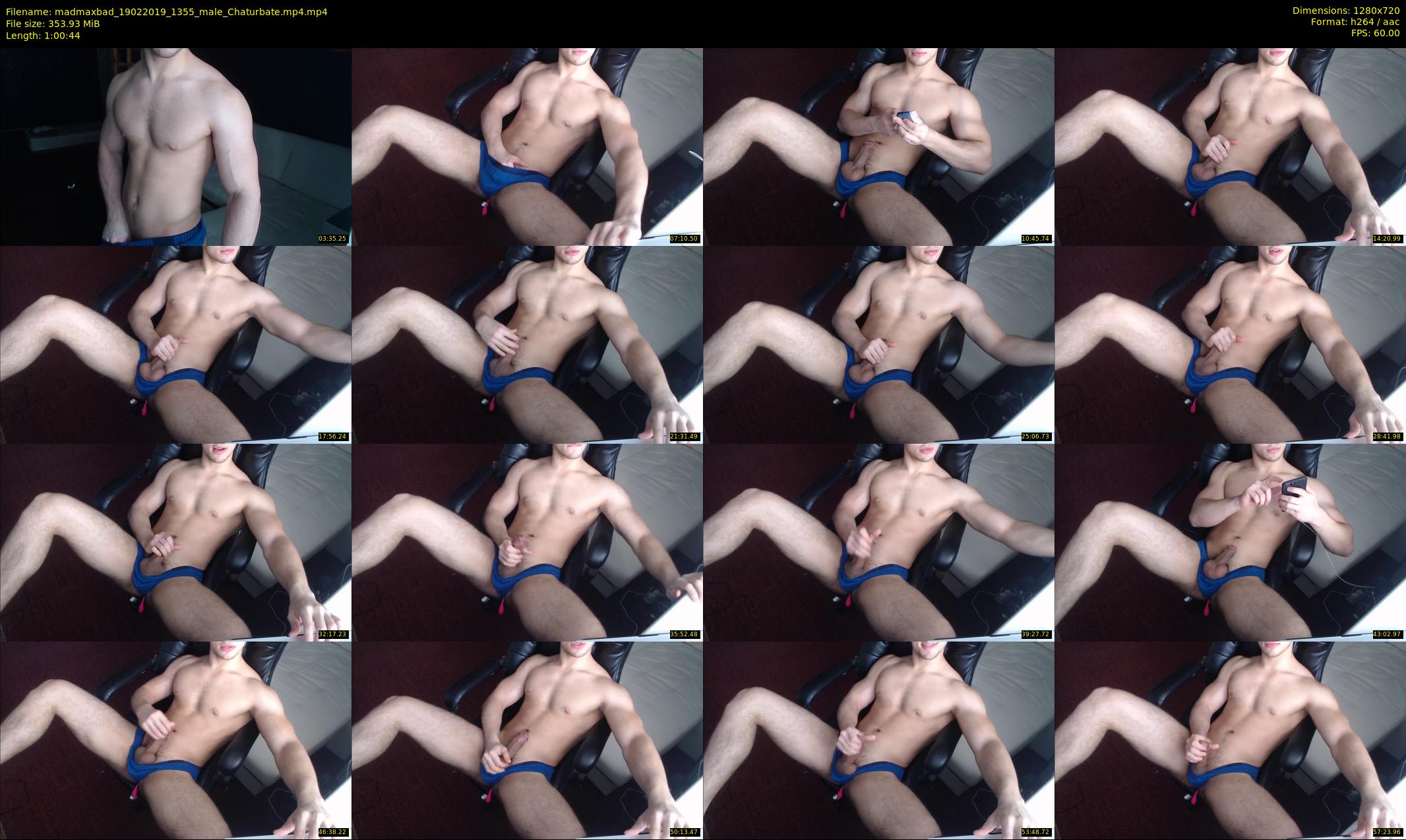 madmaxbad — 61 minute Chaturbate male cam show recording, 720p, Feb 19, 2019