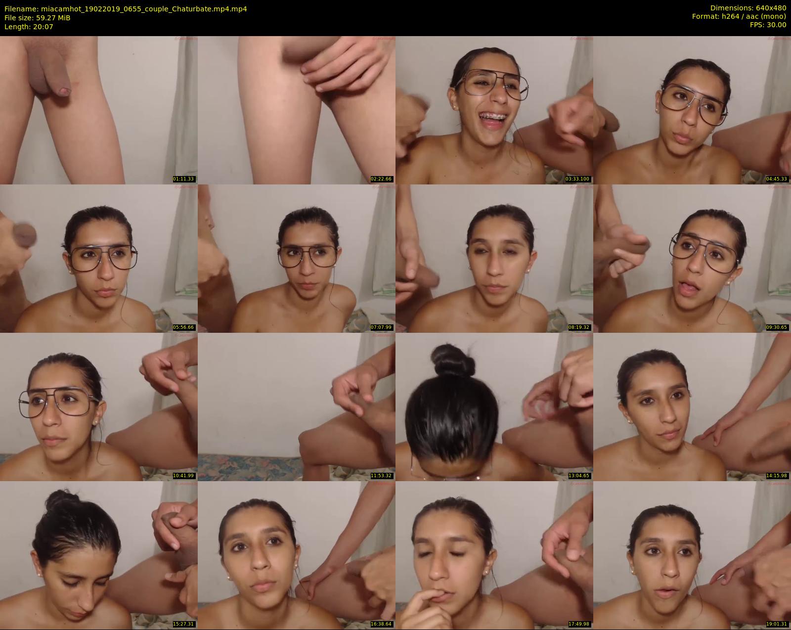 miacamhot — 21 minute Chaturbate couple cam show recording, 480p, Feb 19, 2019