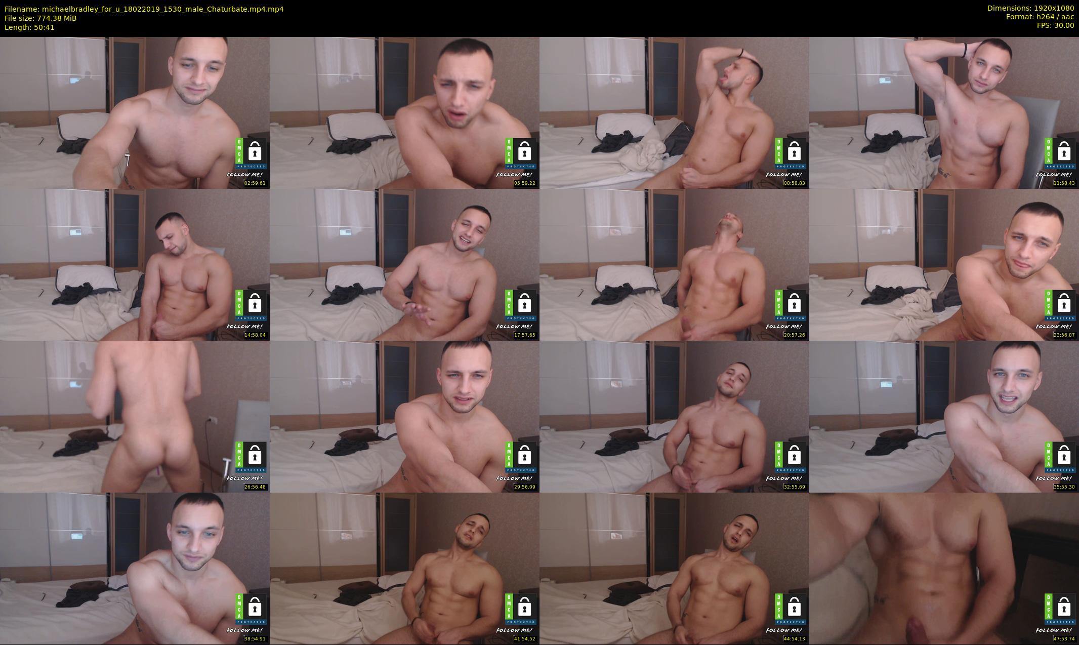 michaelbradley_for_u — 51 minute Chaturbate male cam show recording, 1080p, Feb 18, 2019