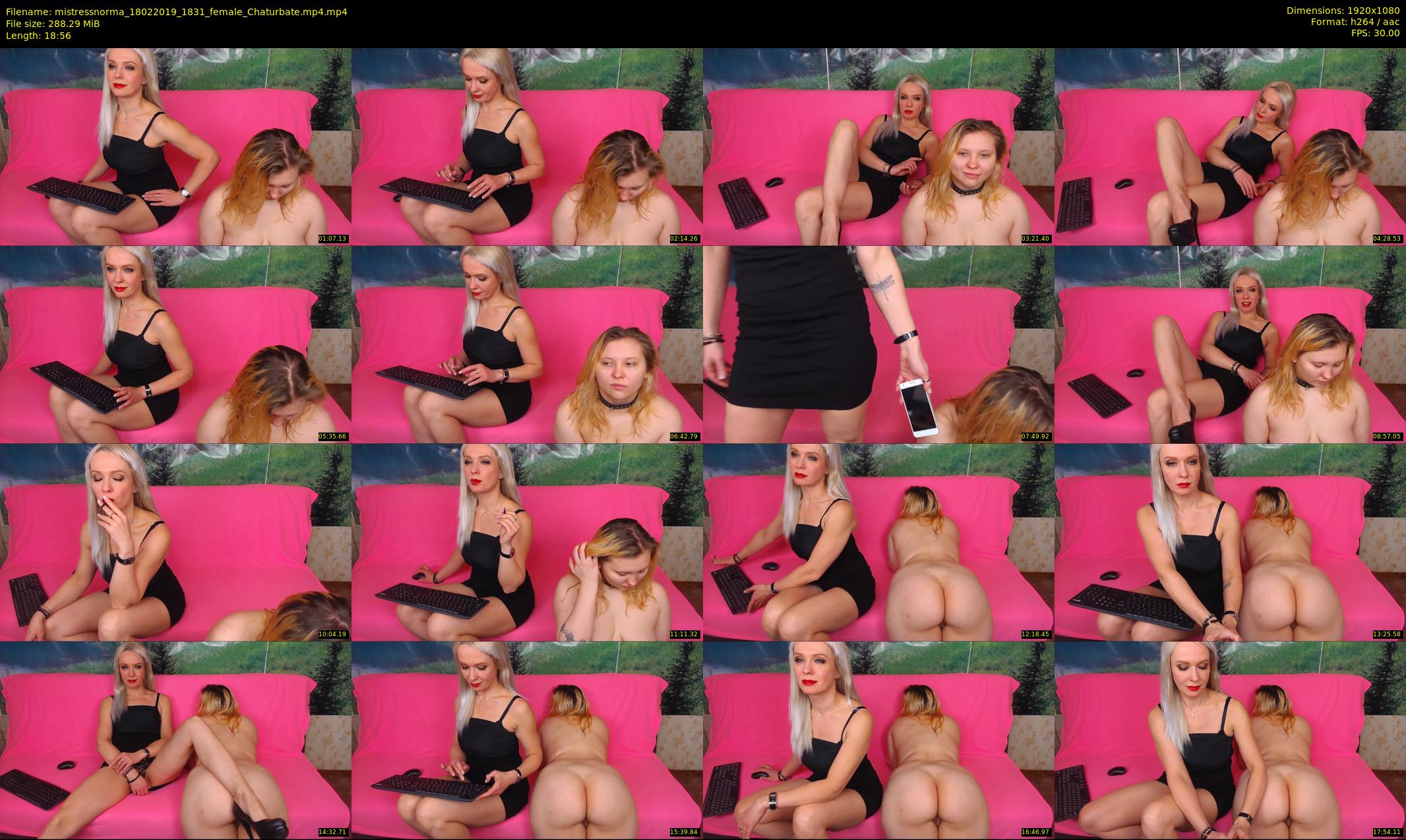 mistressnorma — 19 minute Chaturbate female cam show recording, 1080p, Feb 18, 2019