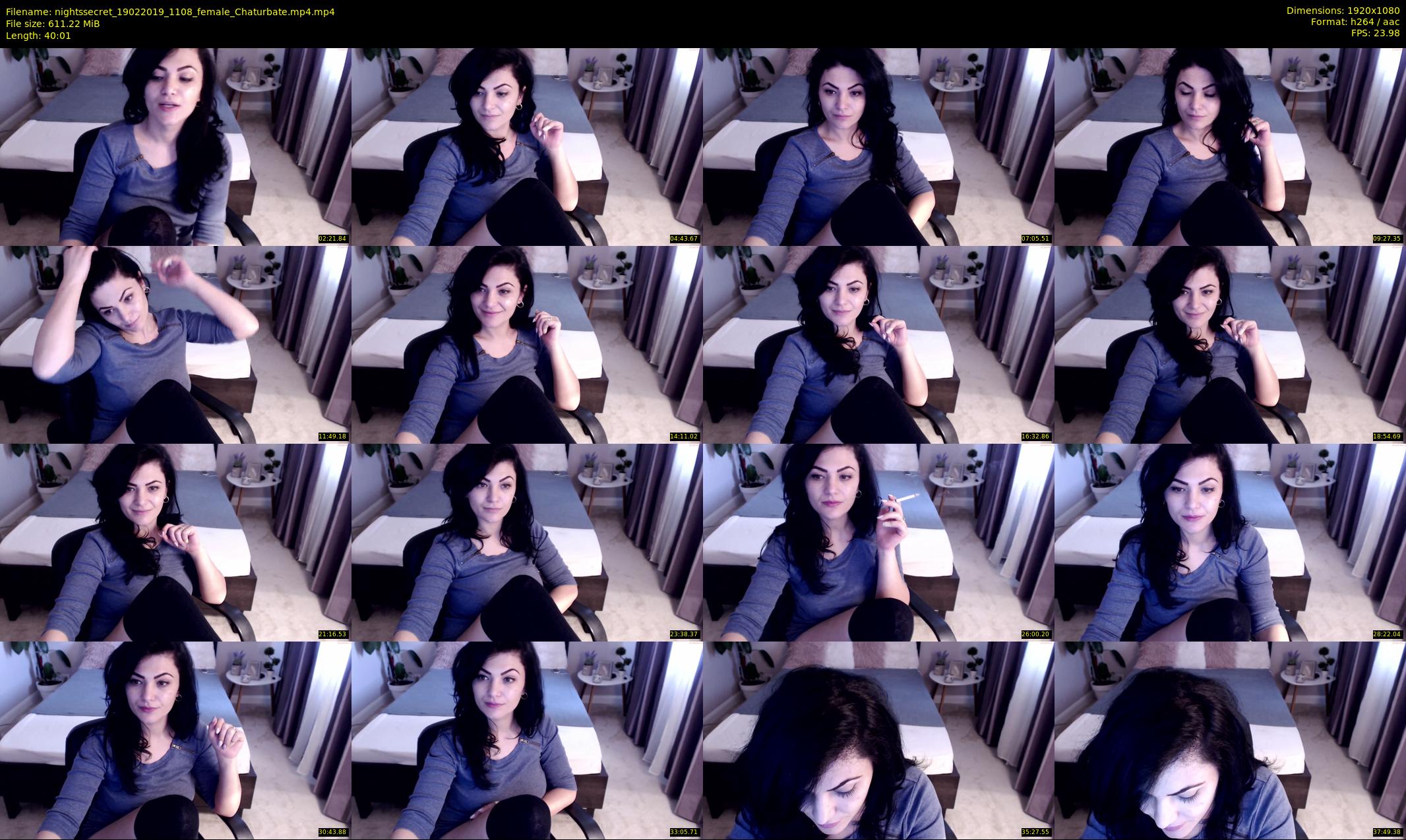 nightssecret — 41 minute Chaturbate female cam show recording, 1080p, Feb 19, 2019