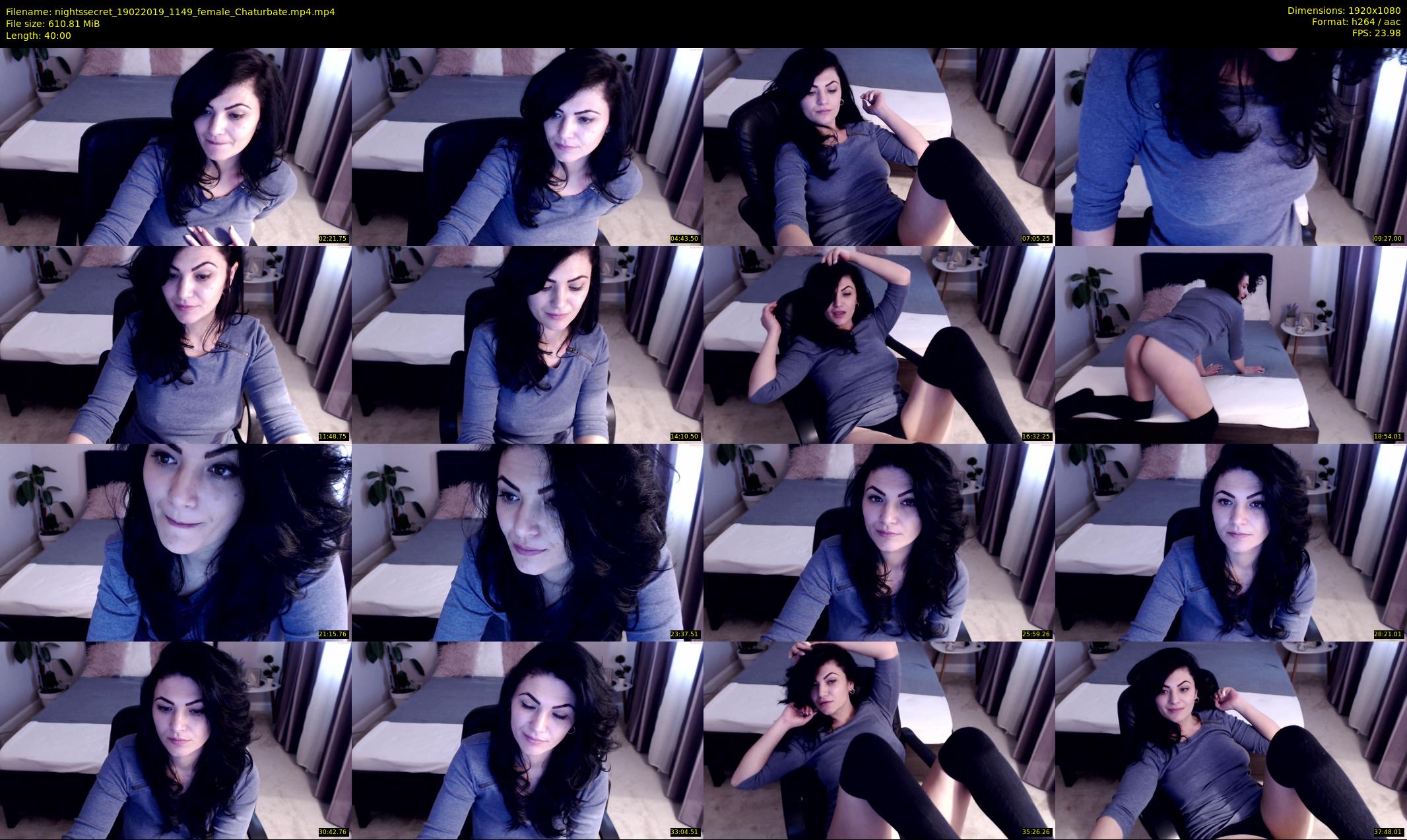 nightssecret — 40 minute Chaturbate female cam show recording, 1080p, Feb 19, 2019