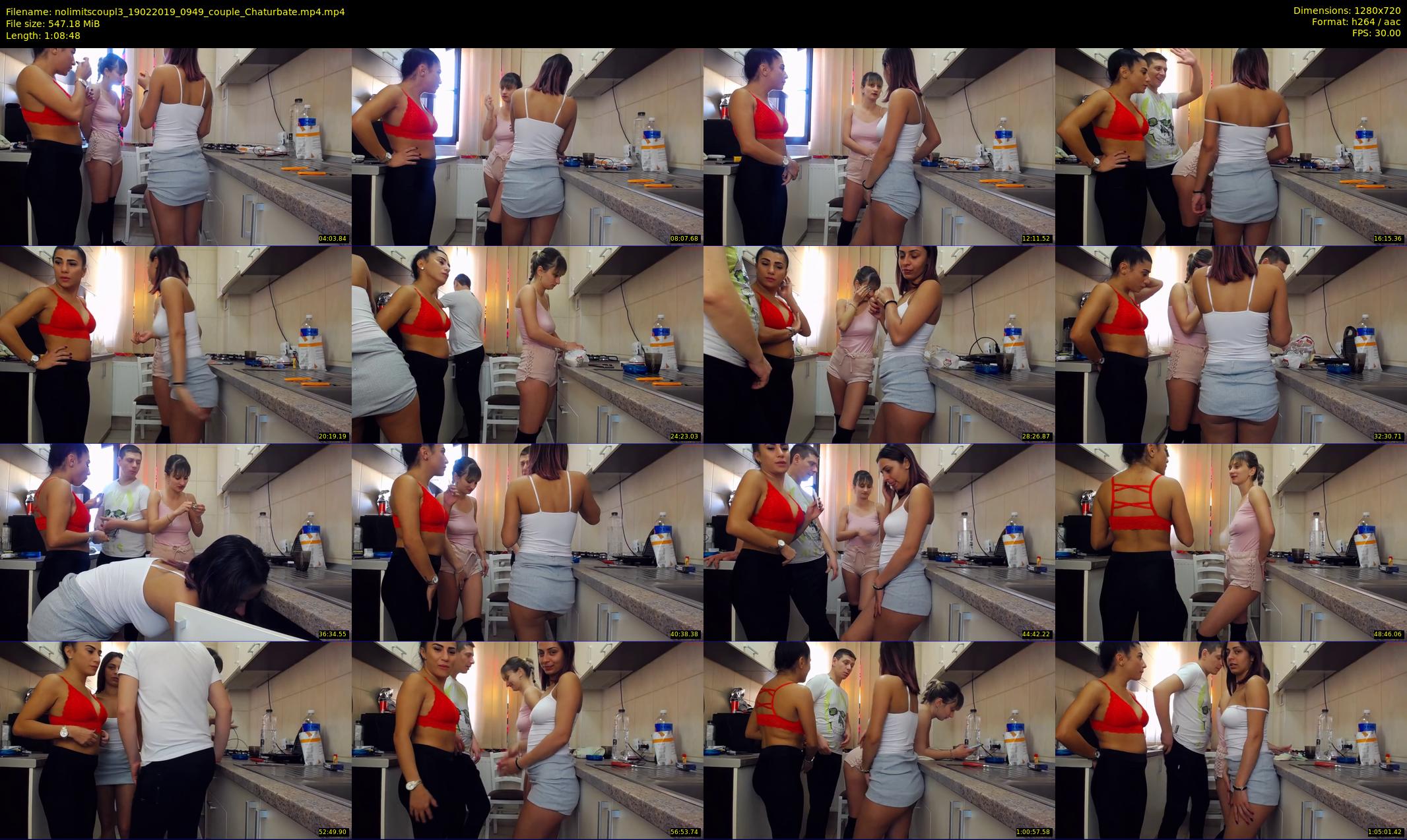 nolimitscoupl3 — 69 minute Chaturbate couple cam show recording, 720p, Feb 19, 2019