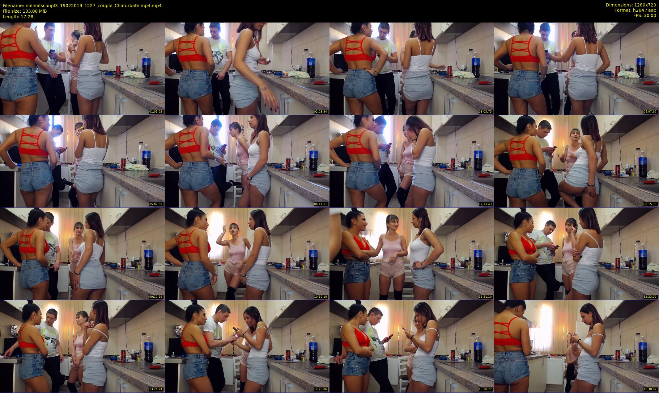 nolimitscoupl3 — 18 minute Chaturbate couple cam show recording, 720p, Feb 19, 2019