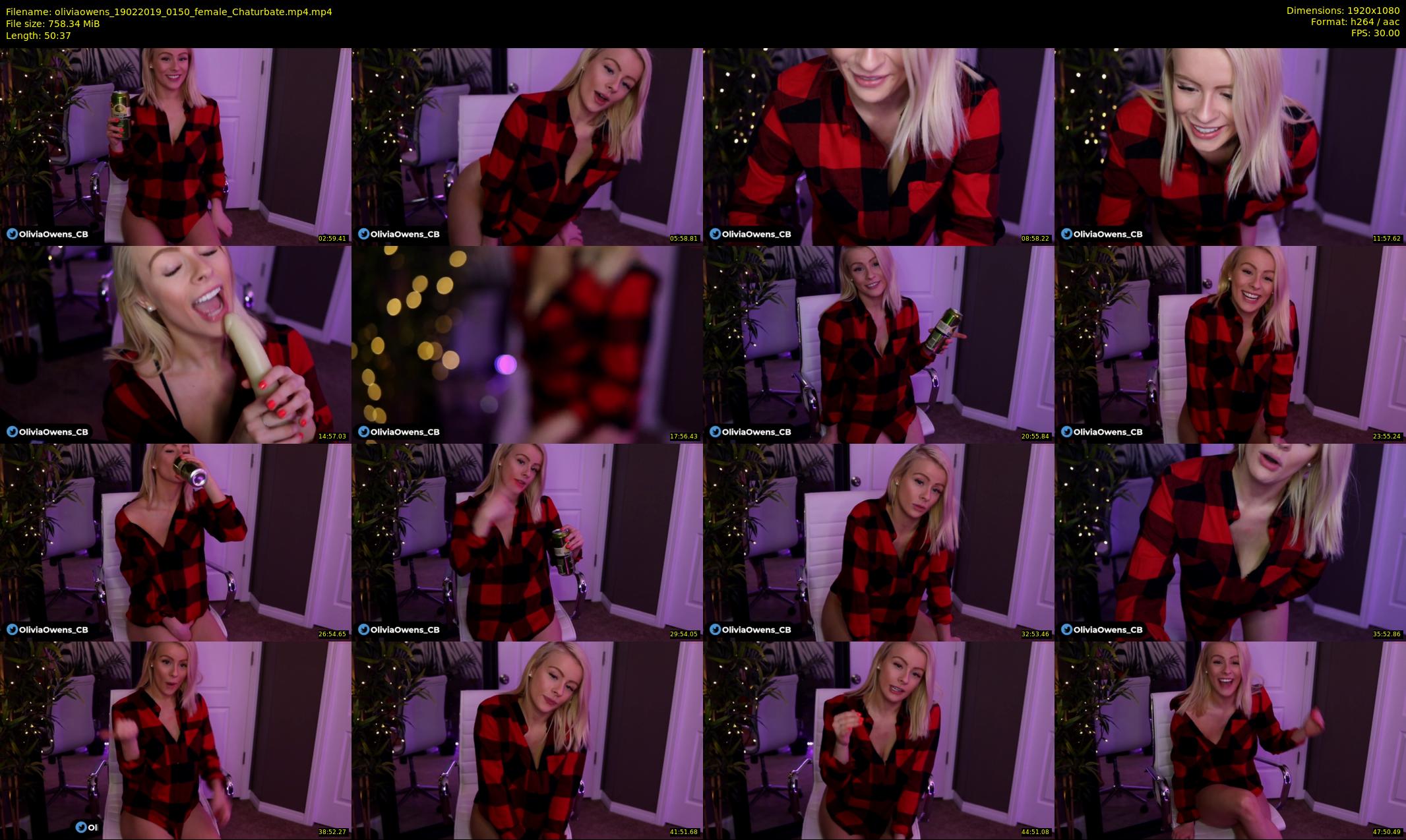 oliviaowens — 51 minute Chaturbate female cam show recording, 1080p, Feb 19, 2019