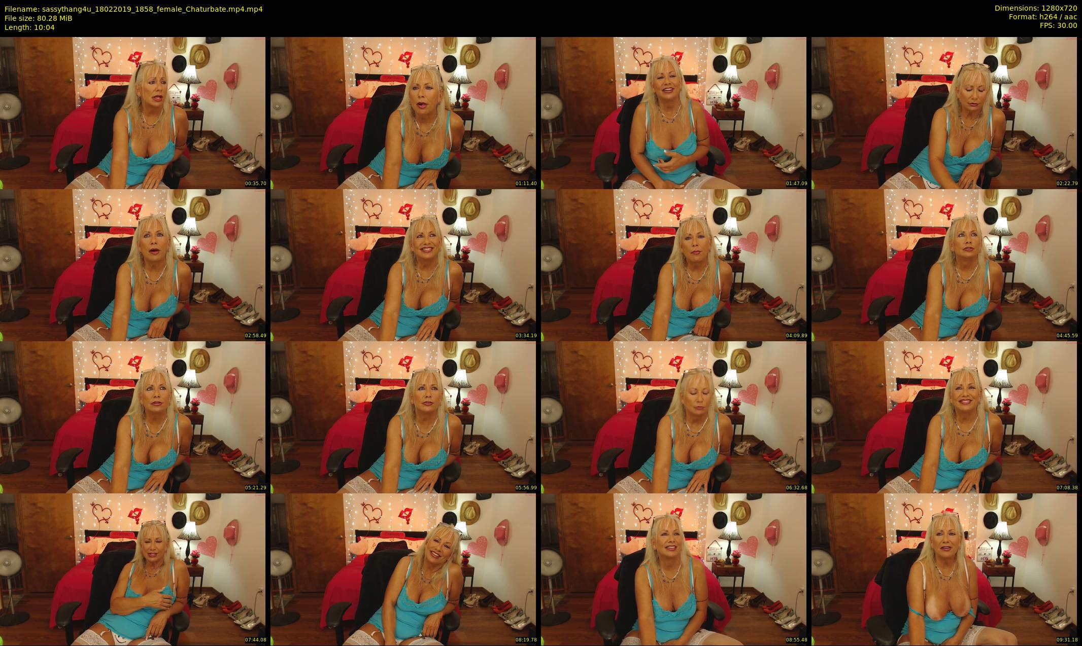 sassythang4u — 11 minute Chaturbate female cam show recording, 720p, Feb 18, 2019