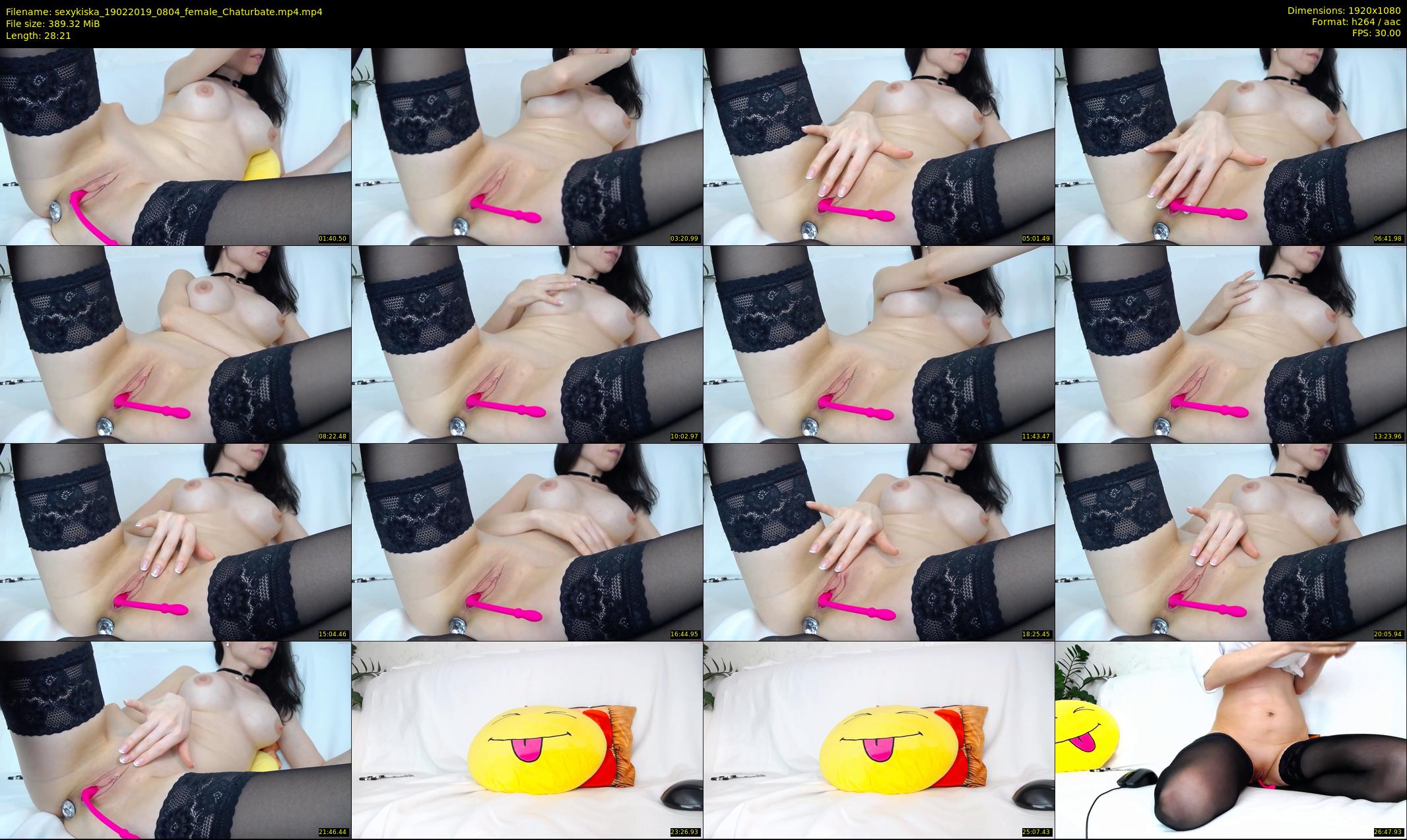 sexykiska — 29 minute Chaturbate female cam show recording, 1080p, Feb 19, 2019