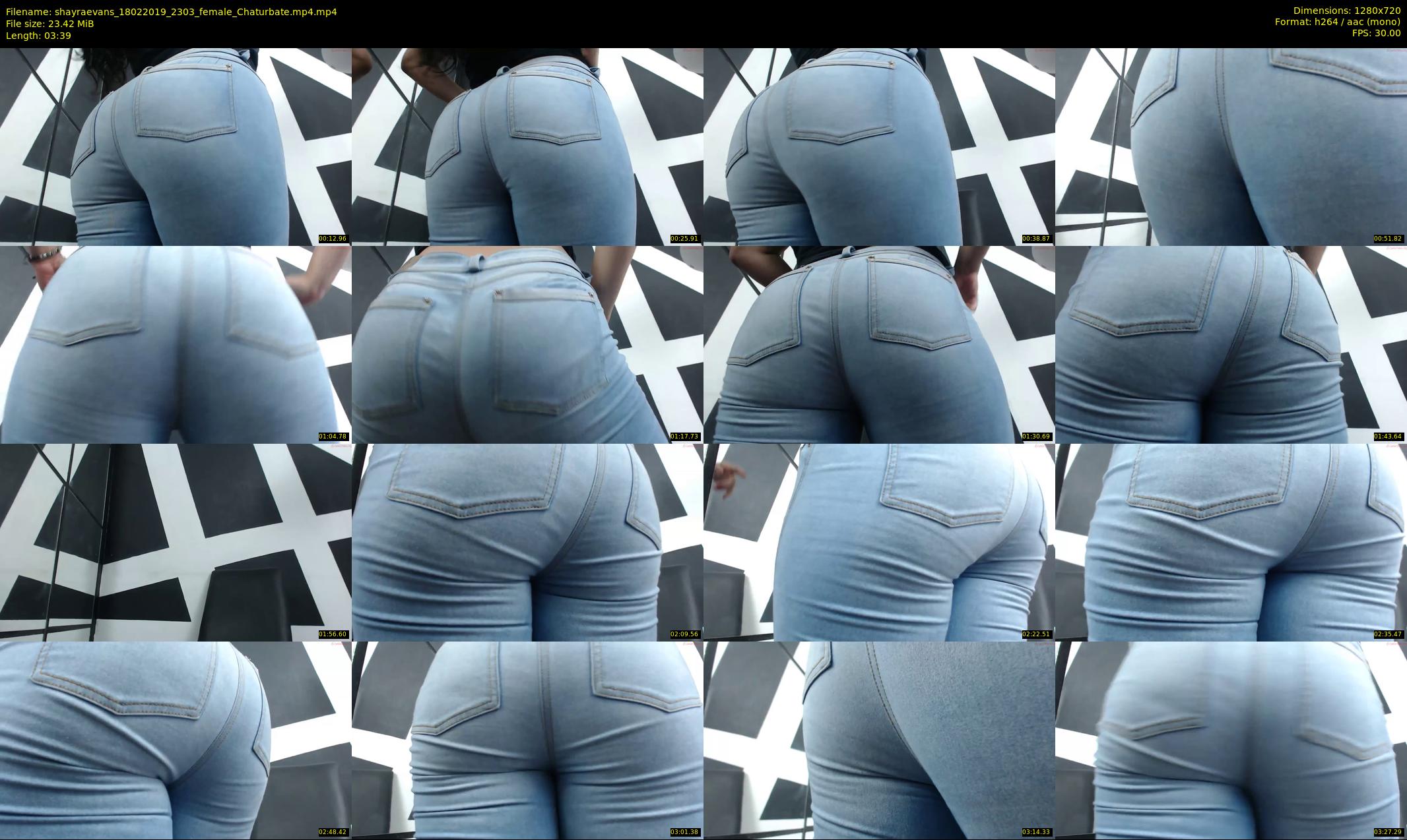 shayraevans — 4 minute Chaturbate female cam show recording, 720p, Feb 18, 2019