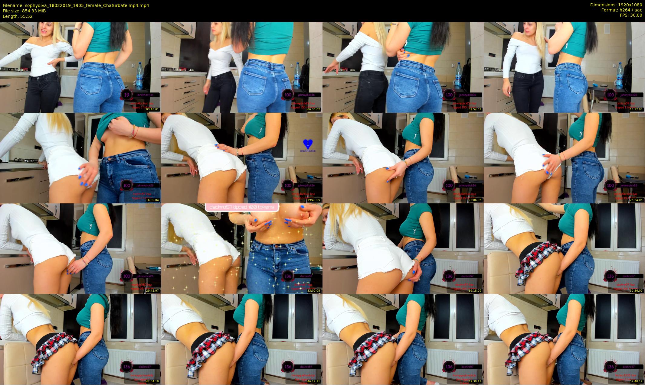 sophydiva — 56 minute Chaturbate female cam show recording, 1080p, Feb 18, 2019
