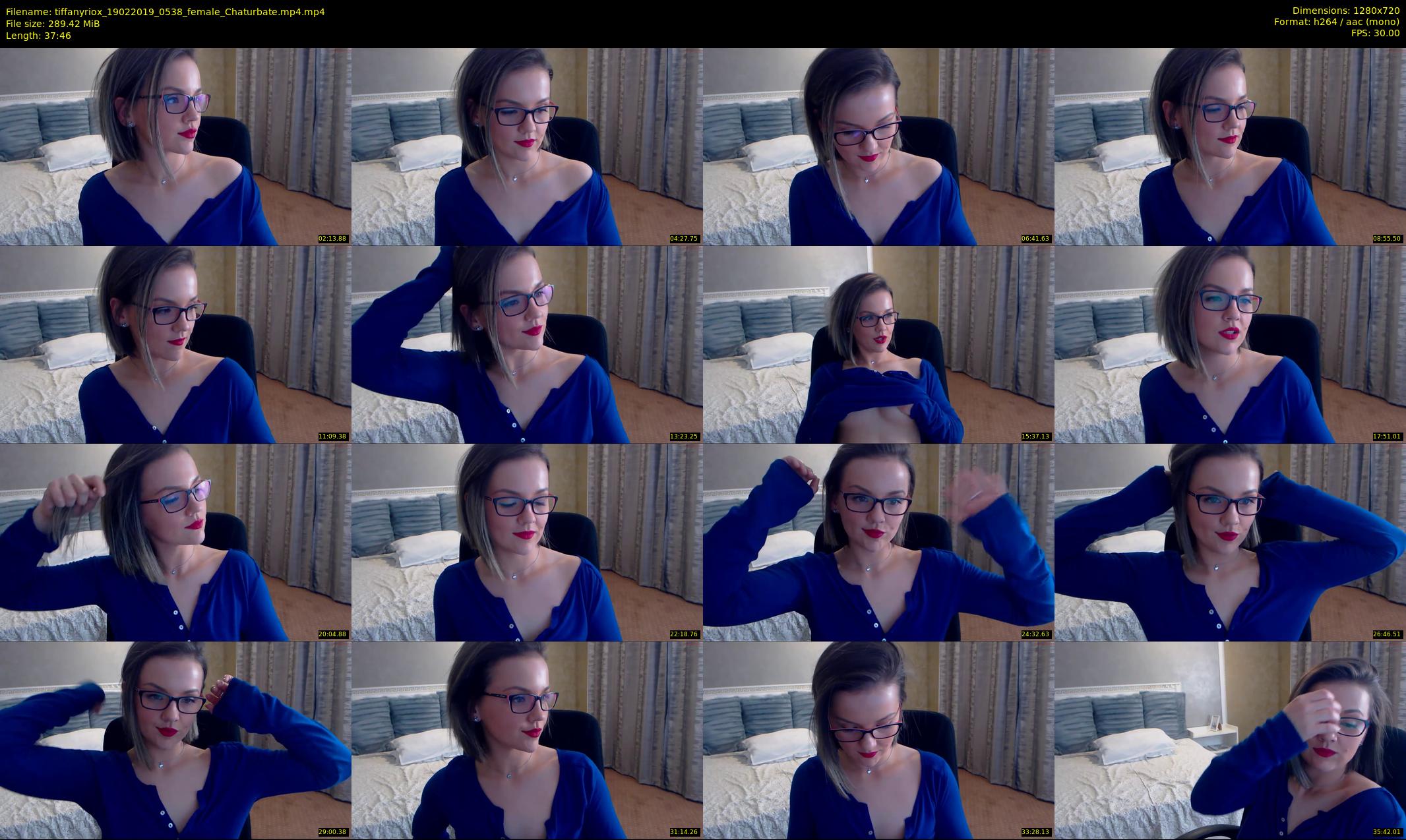 tiffanyriox — 38 minute Chaturbate female cam show recording, 720p, Feb 19, 2019