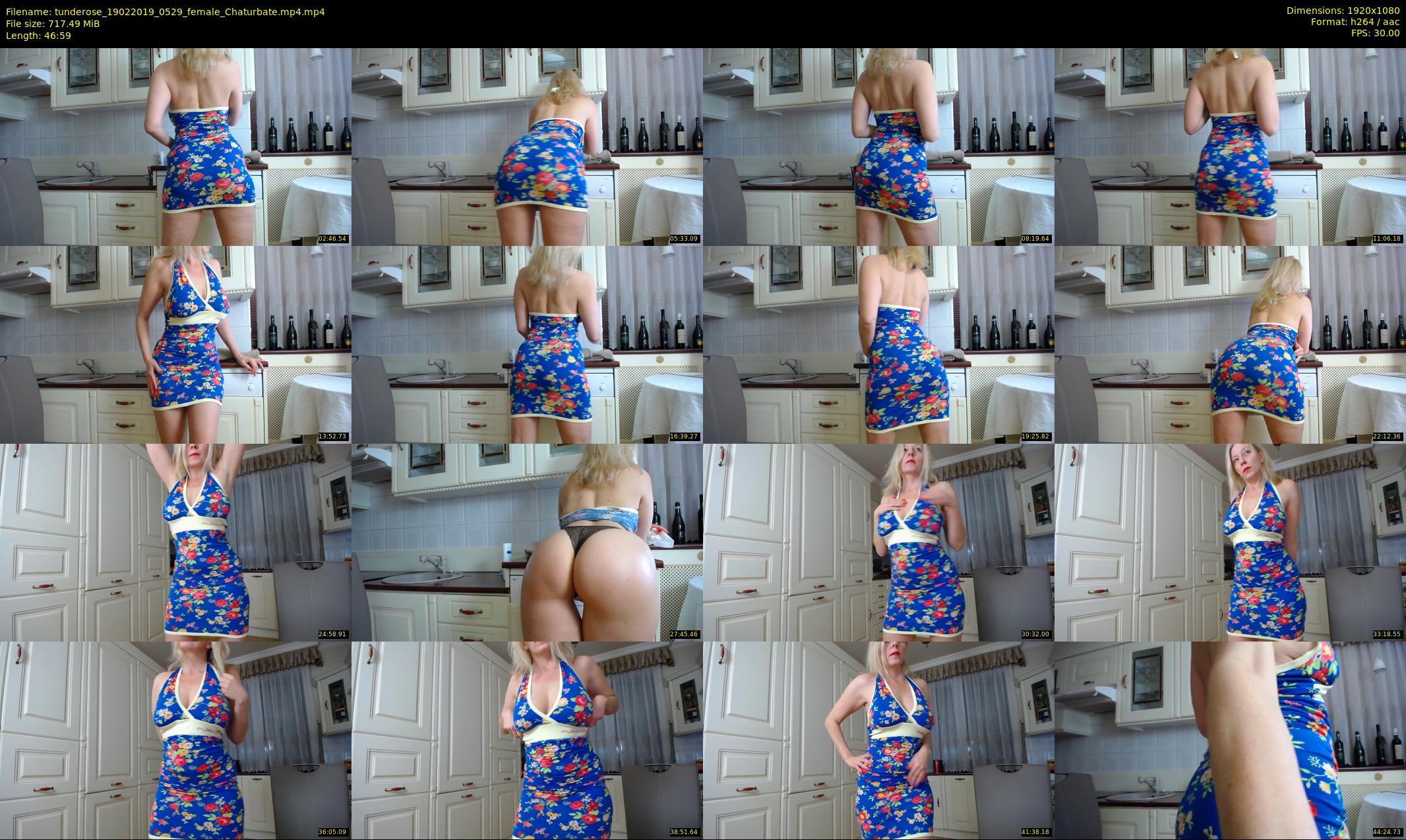 tunderose — 47 minute Chaturbate female cam show recording, 1080p, Feb 19, 2019