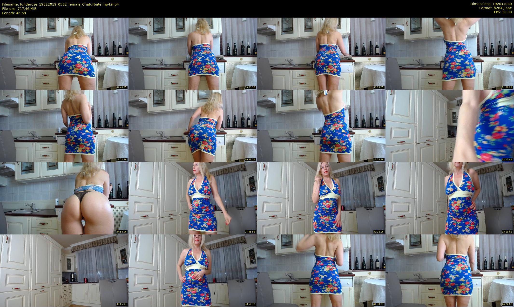tunderose — 47 minute Chaturbate female cam show recording, 1080p, Feb 19, 2019
