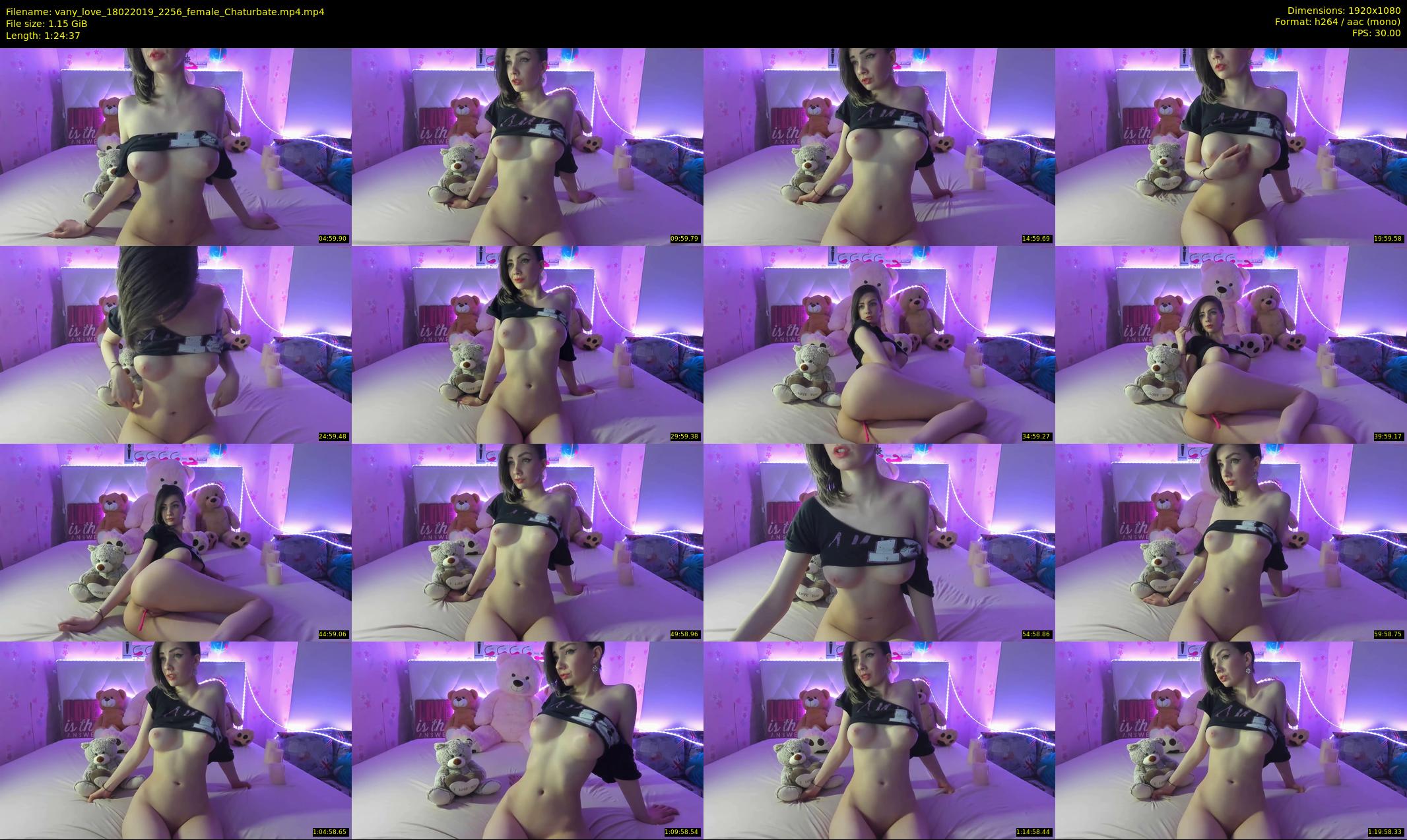 vany_love — 85 minute Chaturbate female cam show recording, 1080p, Feb 18, 2019