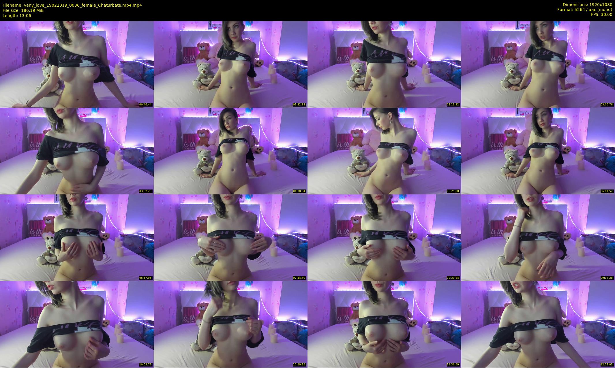 vany_love — 14 minute Chaturbate female cam show recording, 1080p, Feb 19, 2019