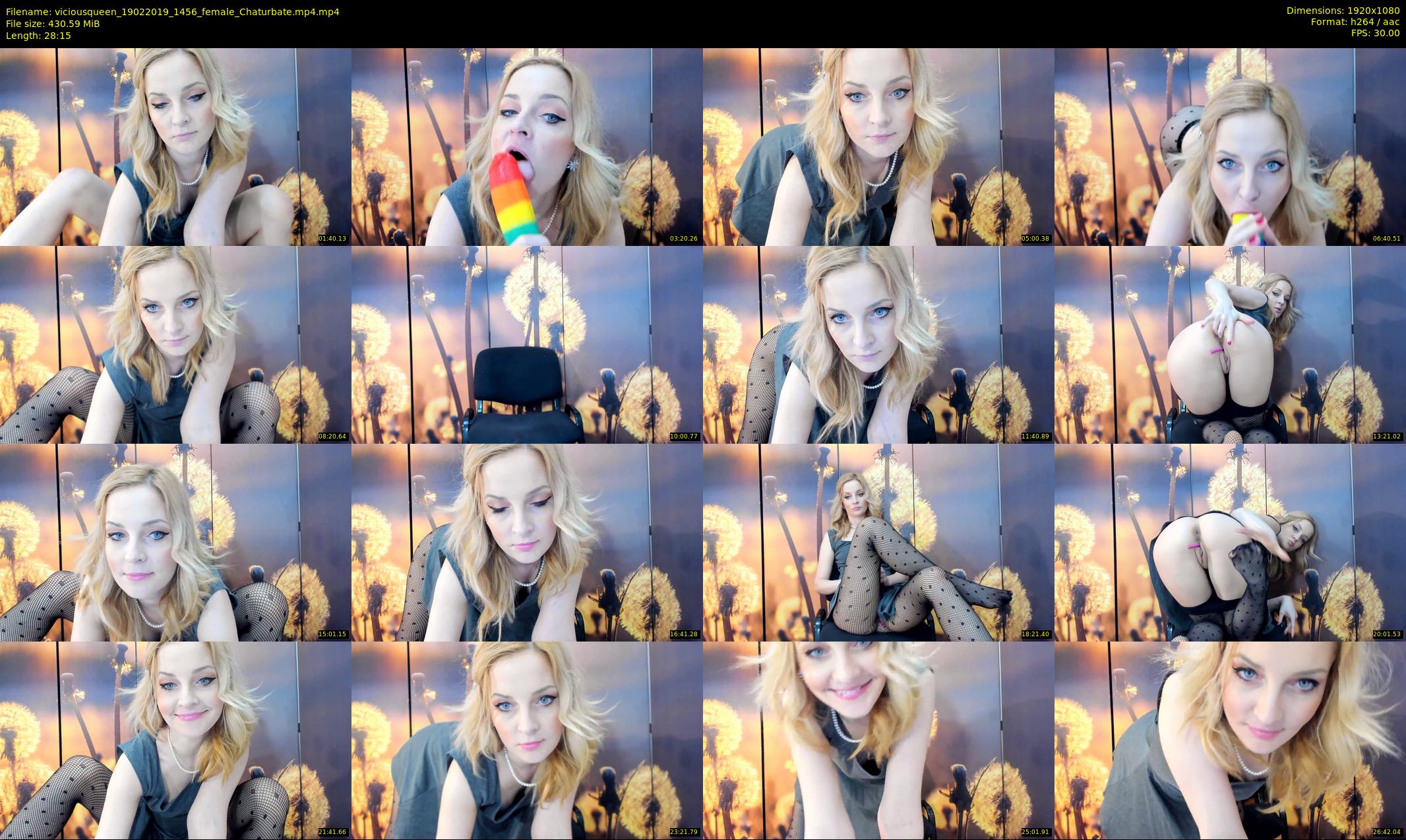 viciousqueen — 29 minute Chaturbate female cam show recording, 1080p, Feb 19, 2019