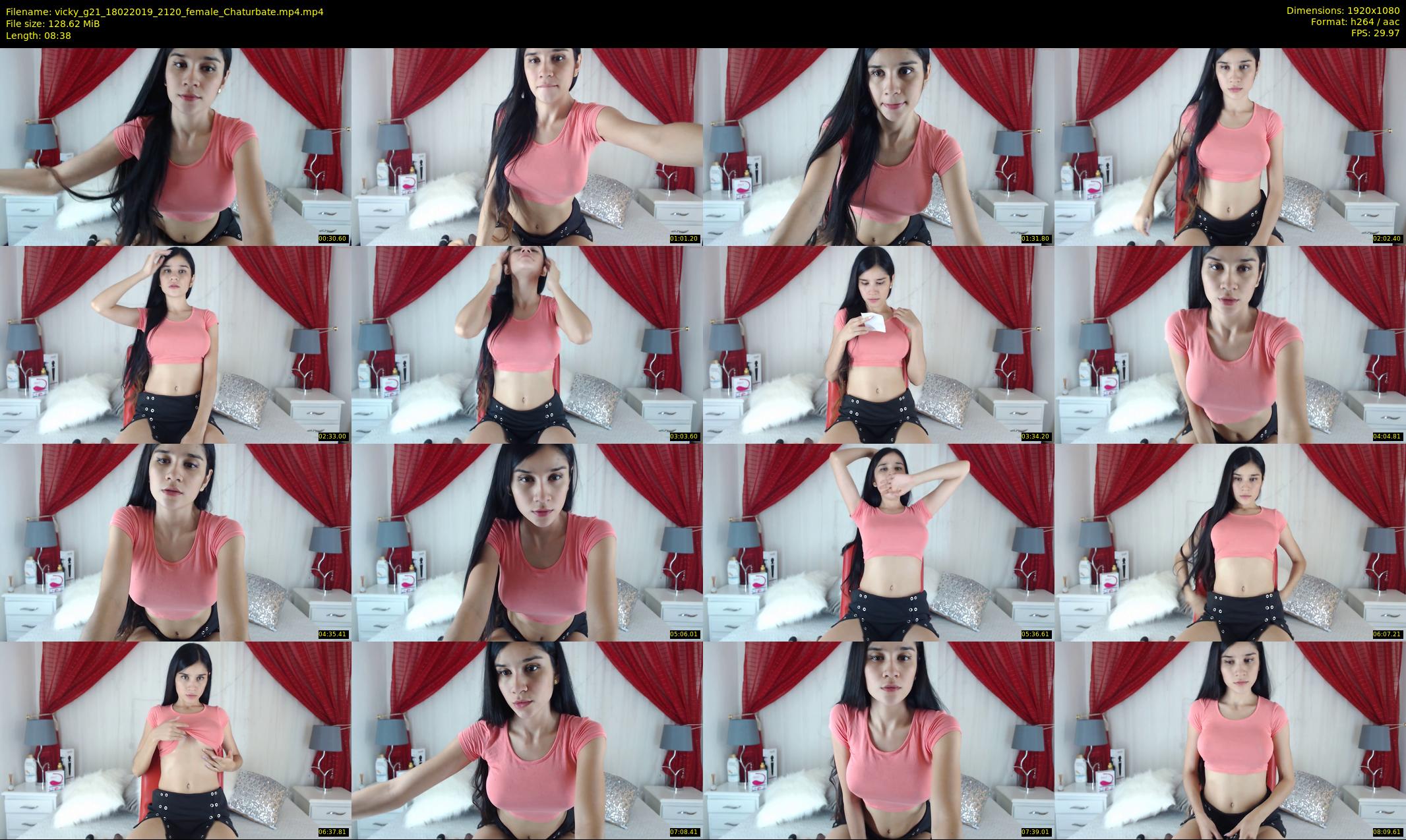 vicky_g21 — 9 minute Chaturbate female cam show recording, 1080p, Feb 18, 2019